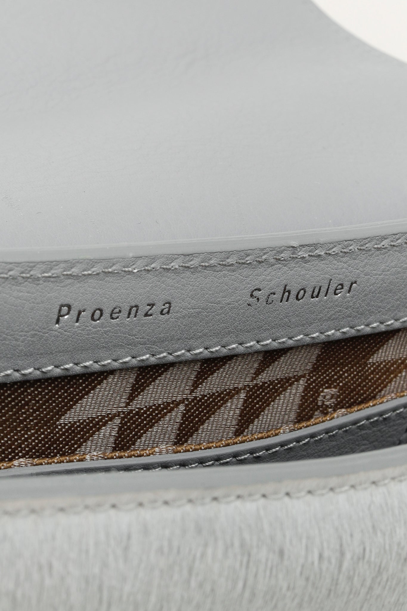 Proenza Schouler Icy Pearl Calf Hair PS11 Mini Shoulder Bag