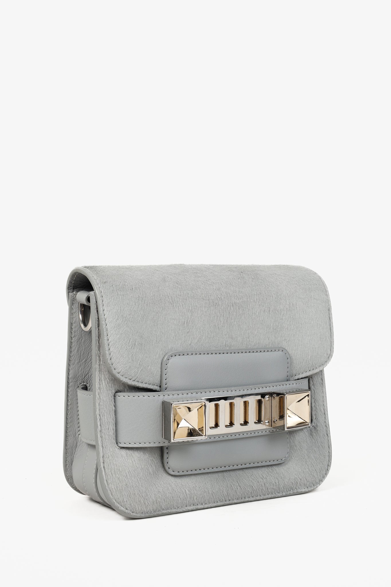 Proenza Schouler Icy Pearl Calf Hair PS11 Mini Shoulder Bag