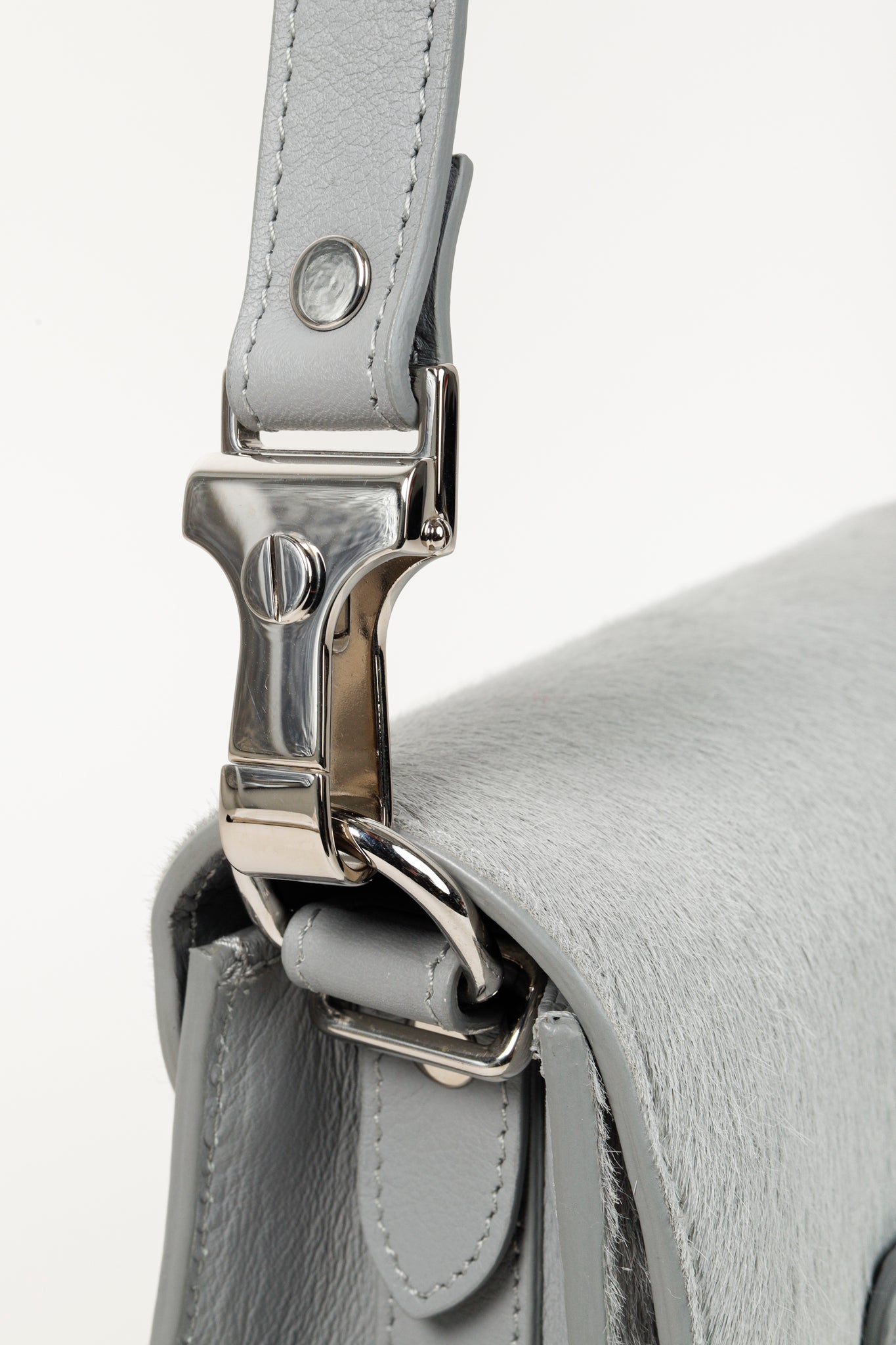 Proenza Schouler Icy Pearl Calf Hair PS11 Mini Shoulder Bag