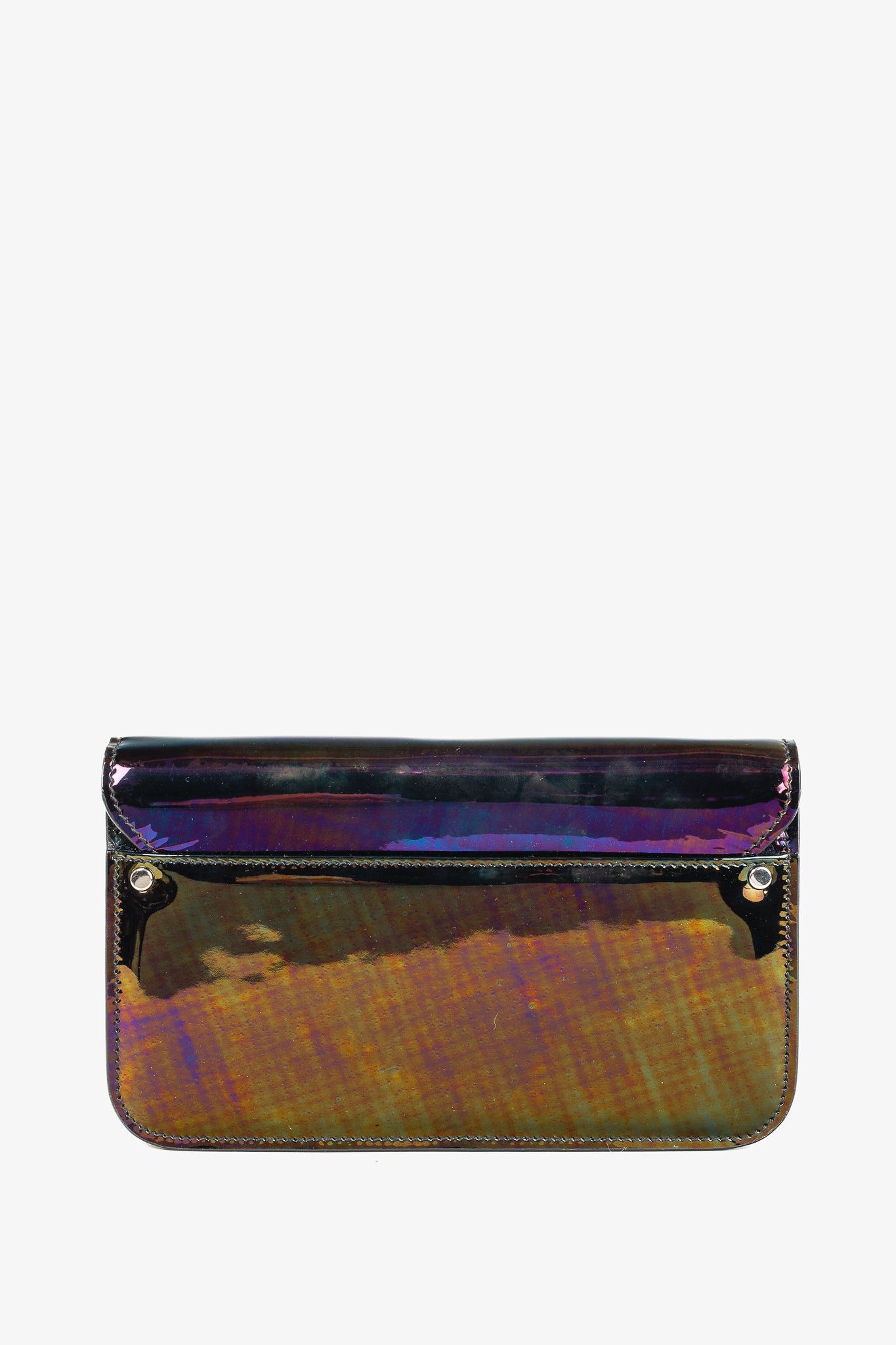 Proenza Schouler PS11 Oil Slick Leather Chain Wallet