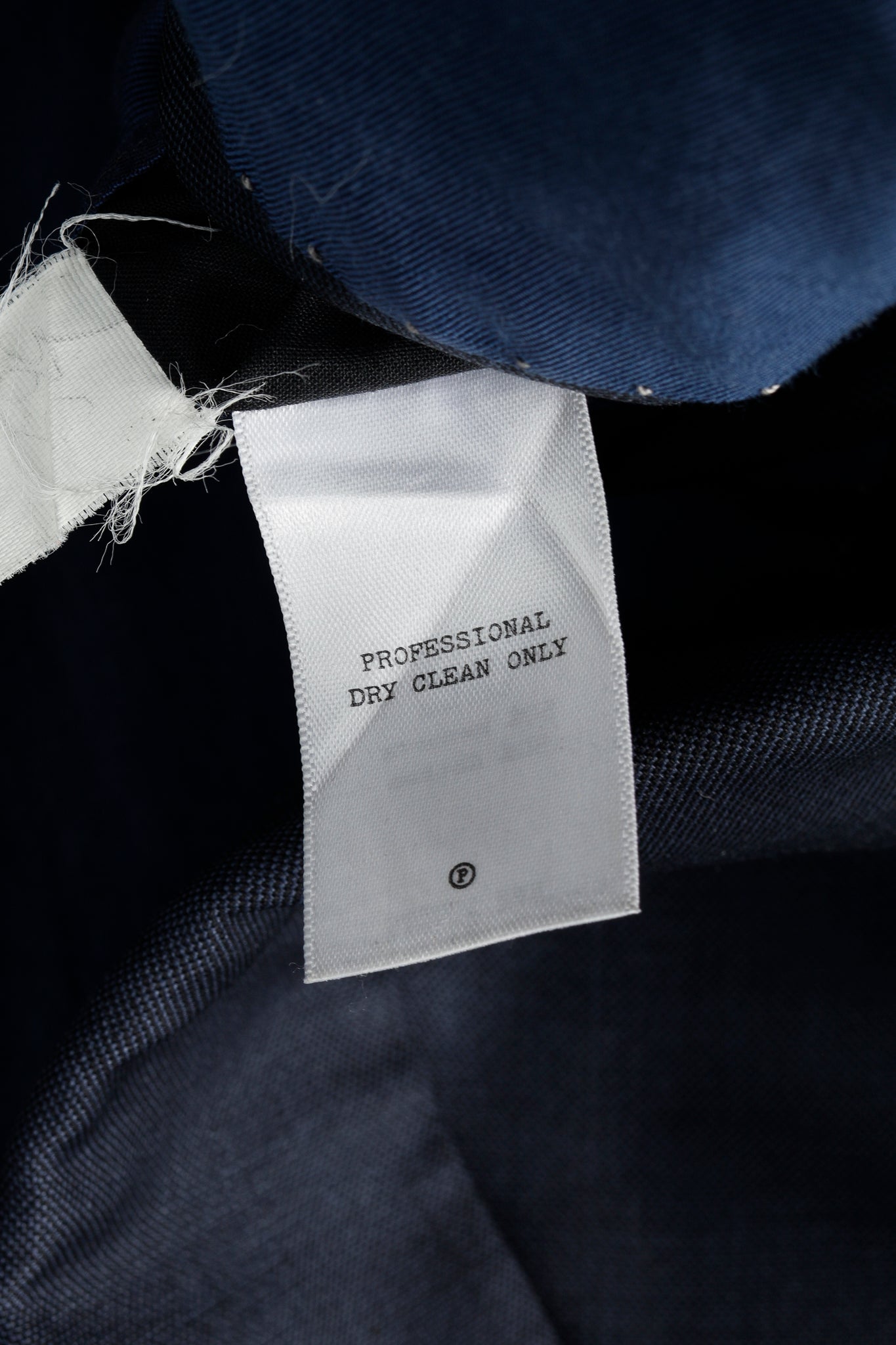 Rag & Bone Navy Blue Wool-Suiting Tailored Blazer