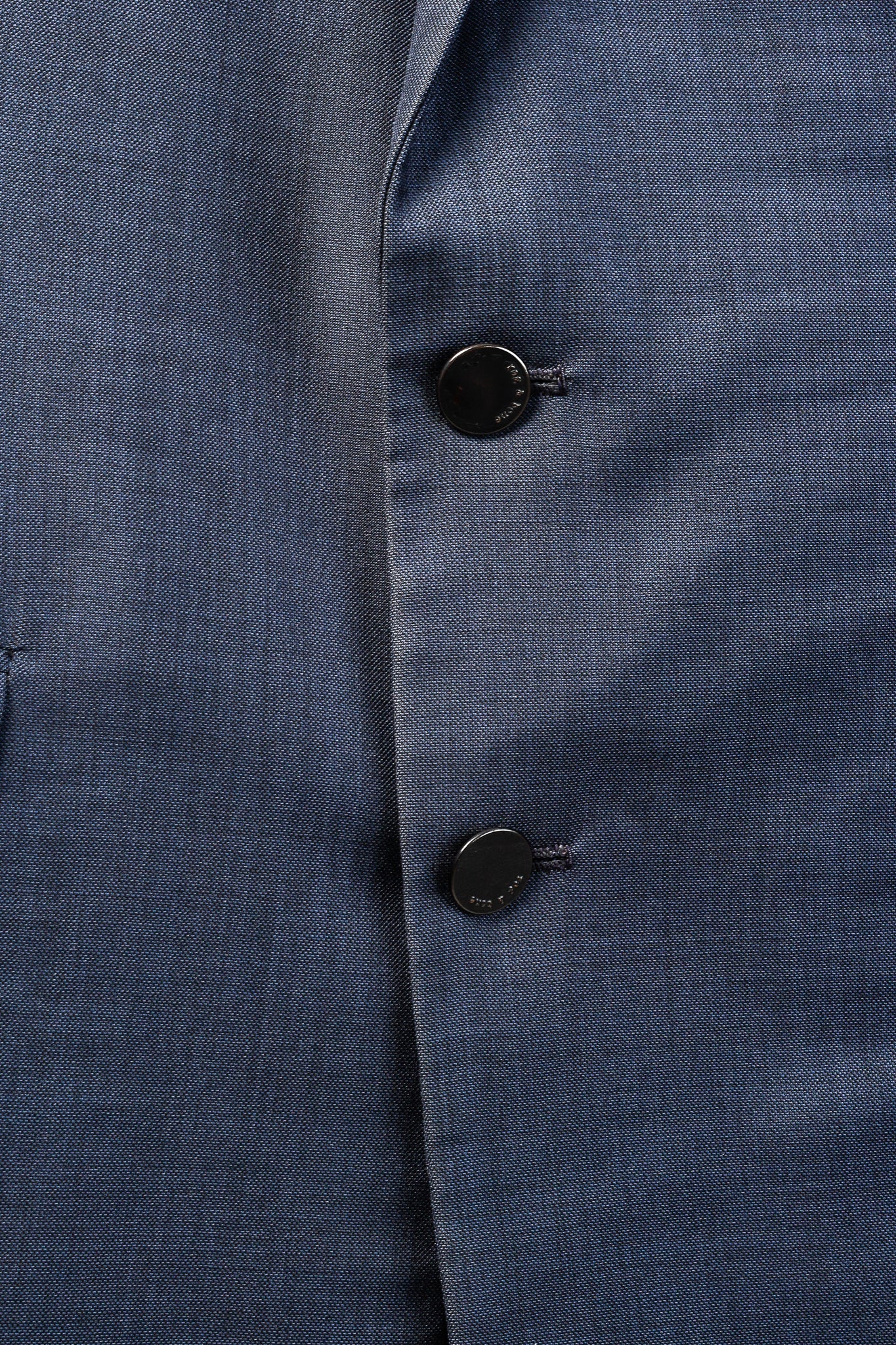 Rag & Bone Navy Blue Wool-Suiting Tailored Blazer