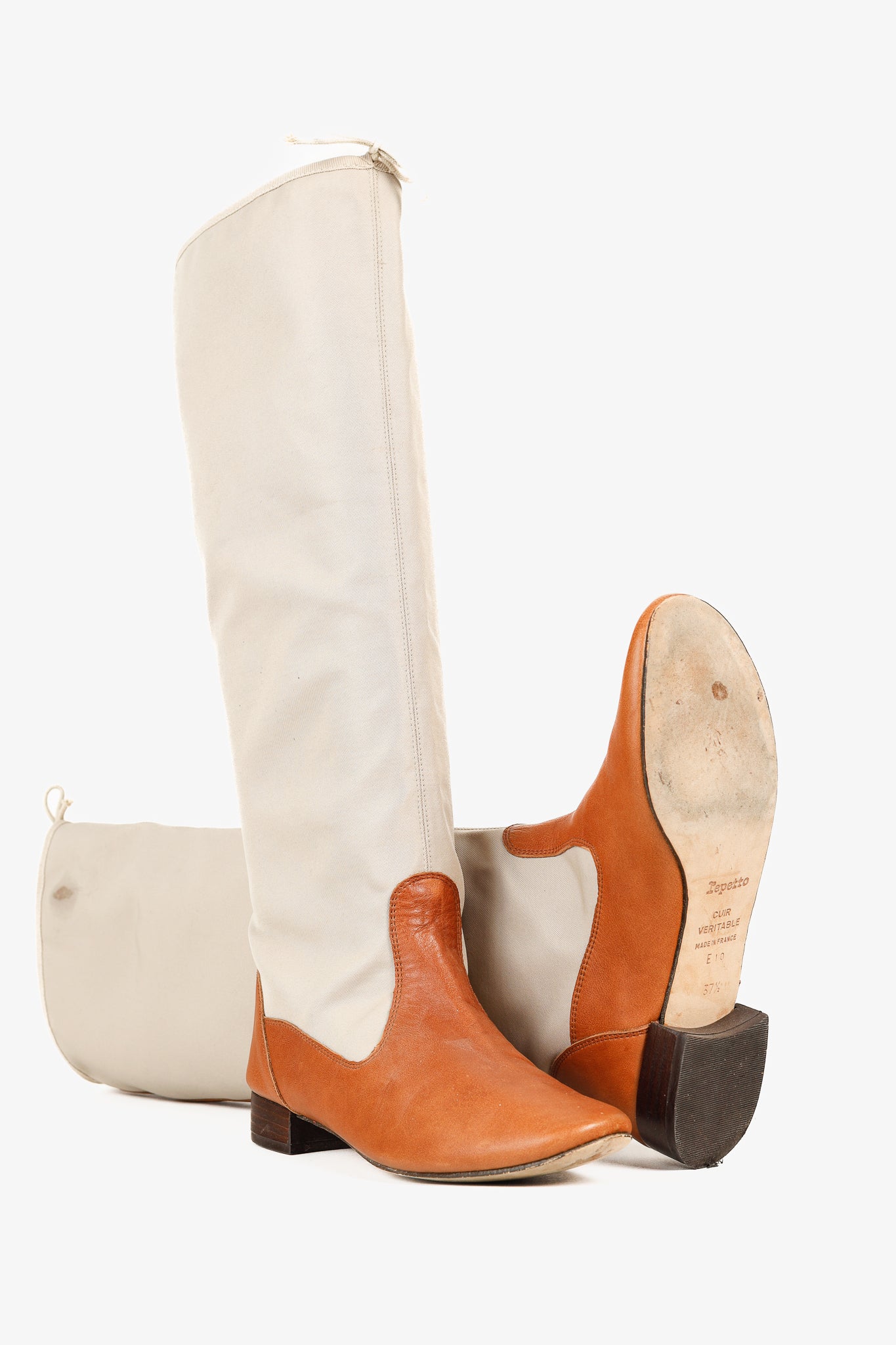 Repetto Music Mastic Cuba Trench & Leather Riding Boots
