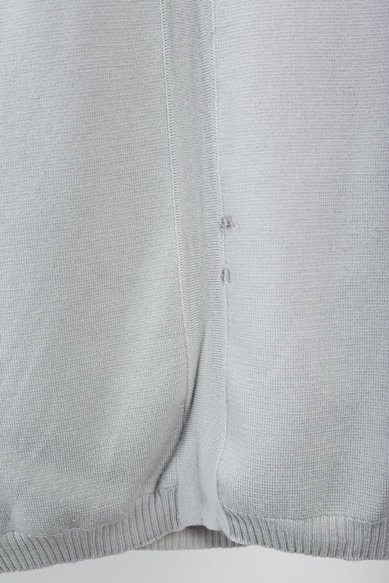 Rick Owens FW/14 "Moody" Grey Knit Sleeveless Turtleneck