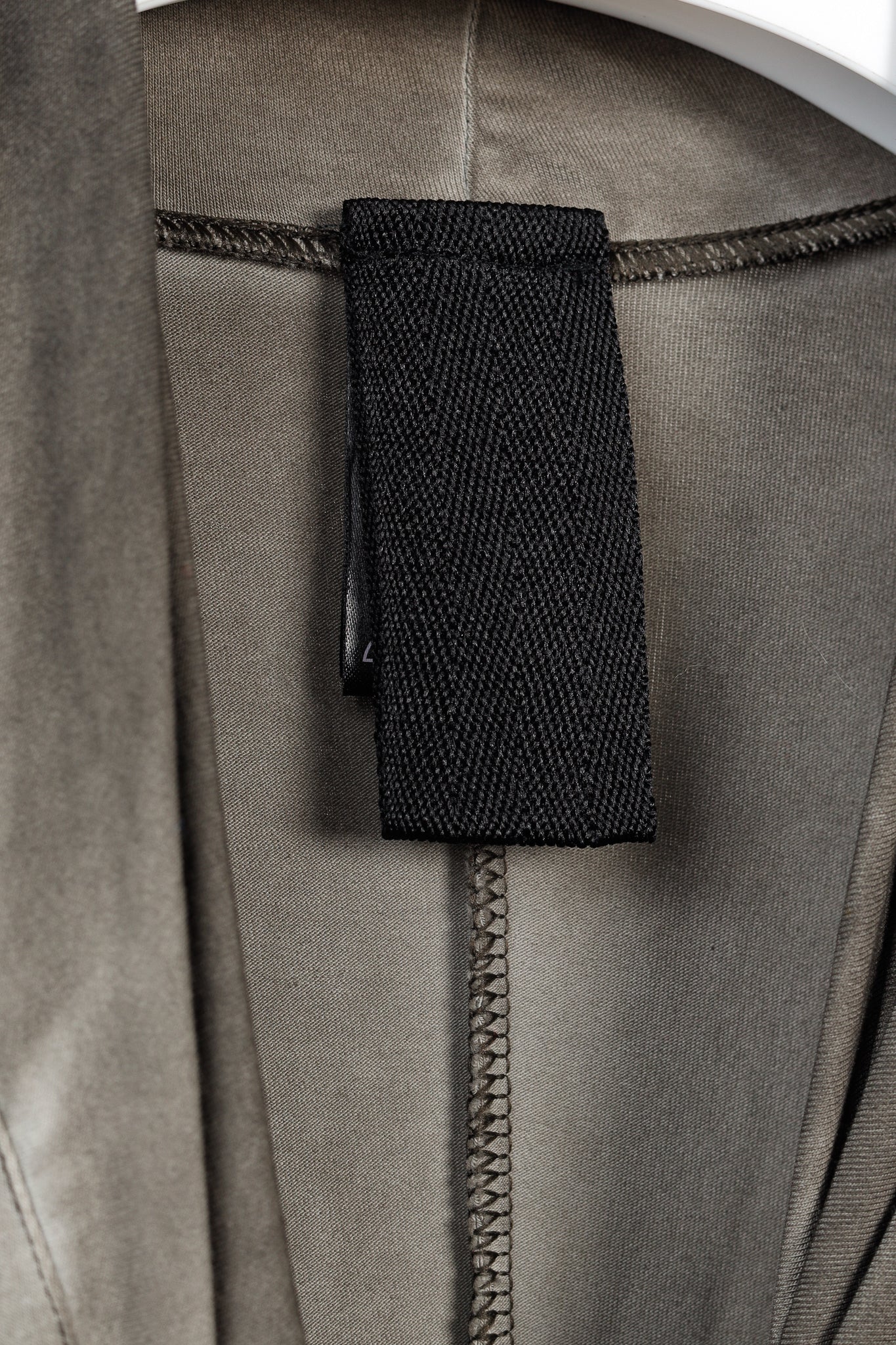 Rundholz Distressed Brown Grey Ombre Rounded Hem Cardigan