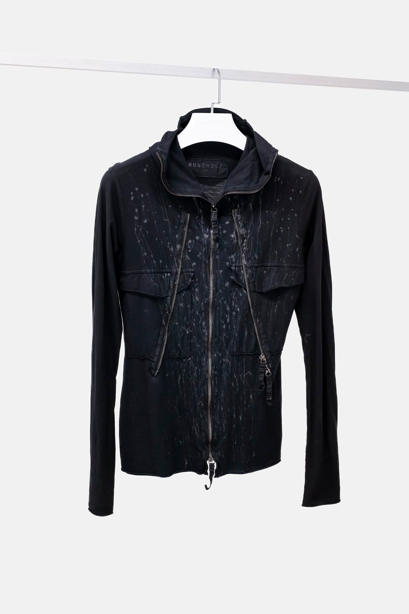 Rundholz DIP Double-Zipper Paint Splatter Jacket