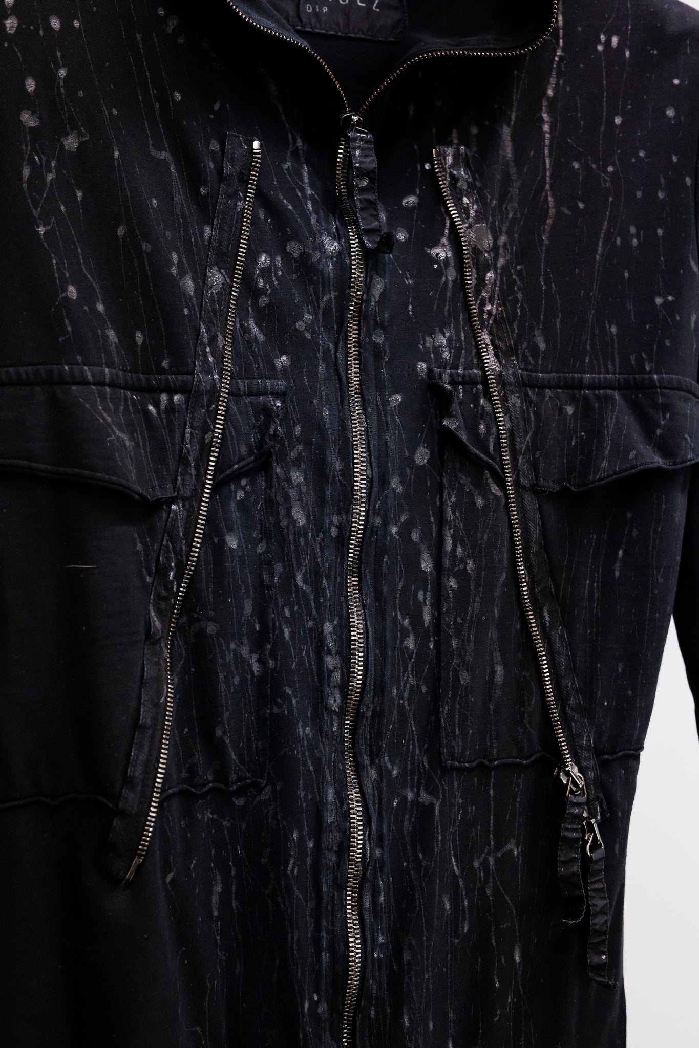 Rundholz DIP Double-Zipper Paint Splatter Jacket