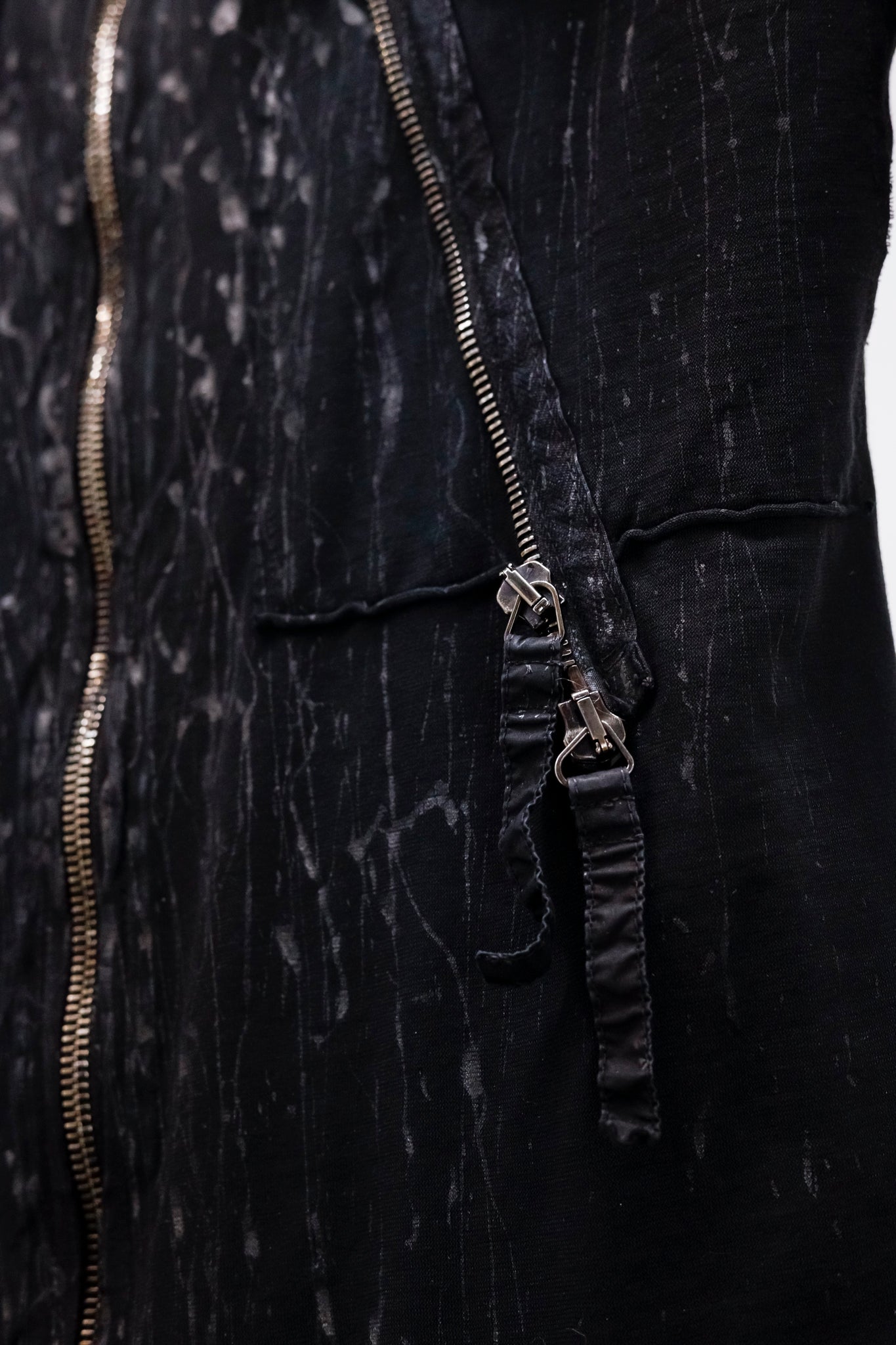 Rundholz DIP Double-Zipper Paint Splatter Jacket