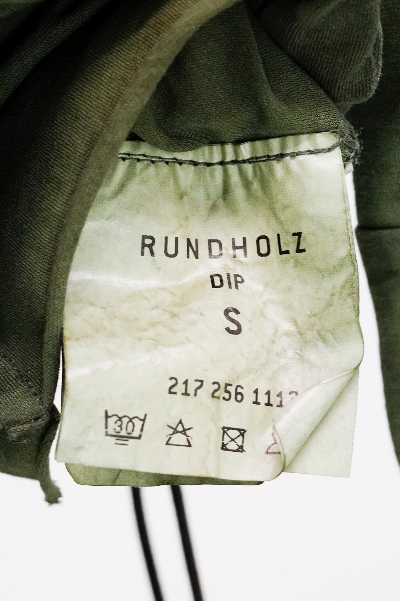 Rundholz DIP AW/17 Olive Green Button Down Jacket