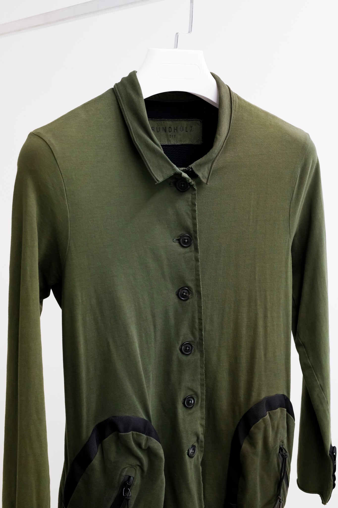 Rundholz DIP AW/17 Olive Green Button Down Jacket