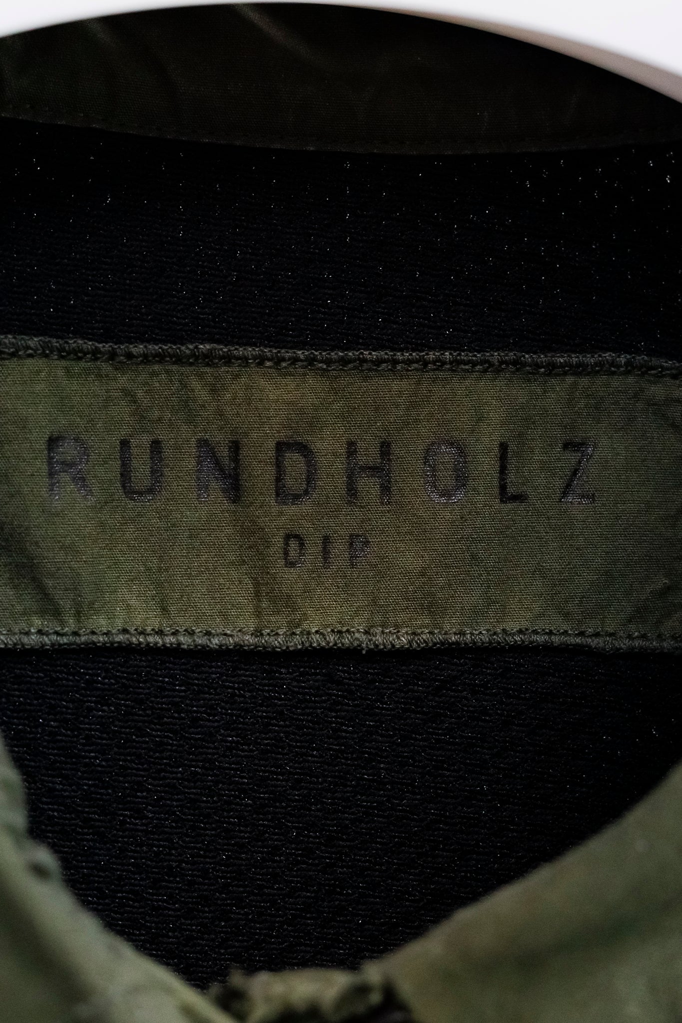 Rundholz DIP AW/17 Olive Green Button Down Jacket