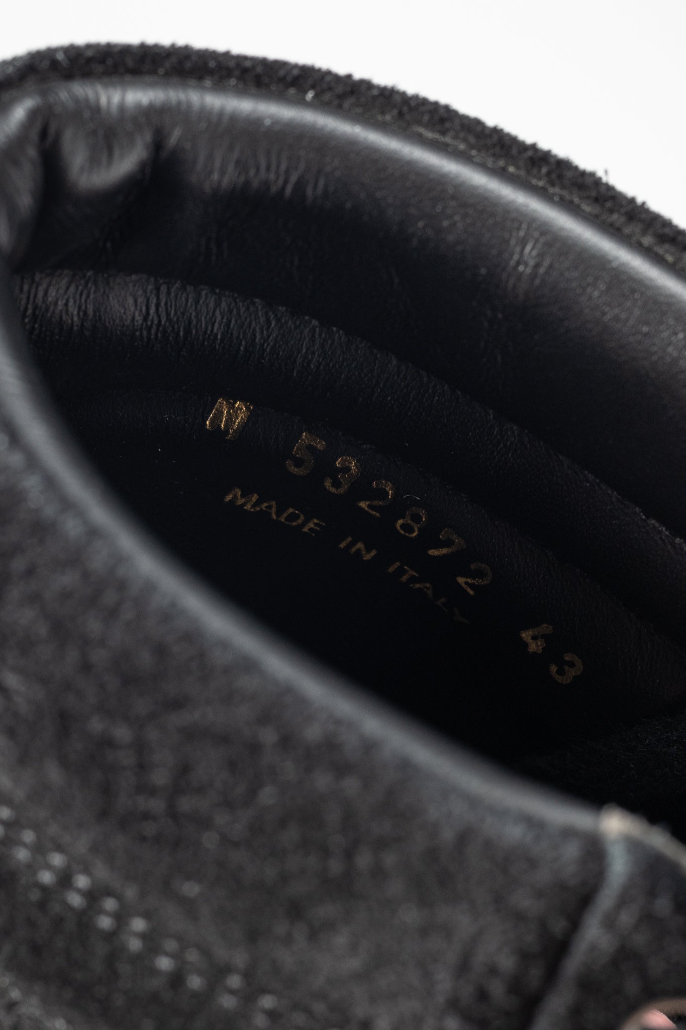 Saint Laurent SL/10H High Black Suede Court Classic High-Top Sneakers