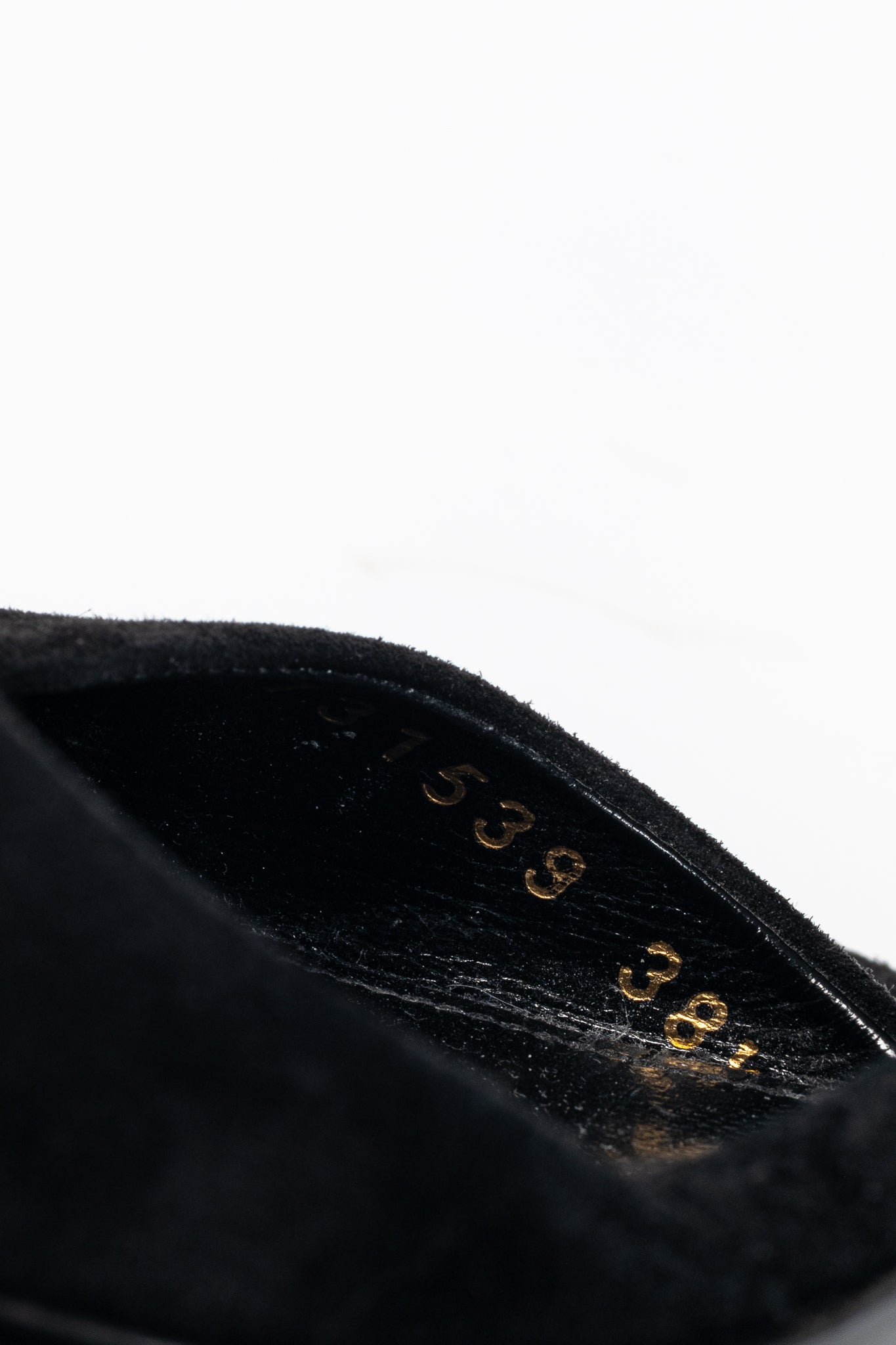 Saint Laurent Paz Black Suede Lace-Up Green-Heeled Sandals