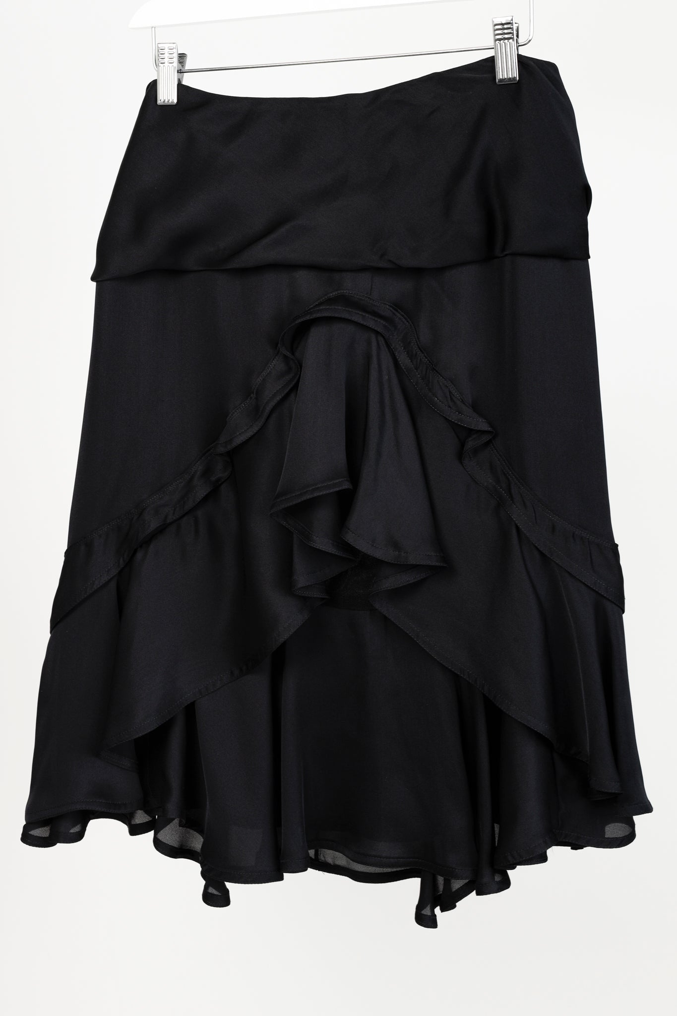 Yves Saint Laurent AW/03 Ruched Silk Skirt