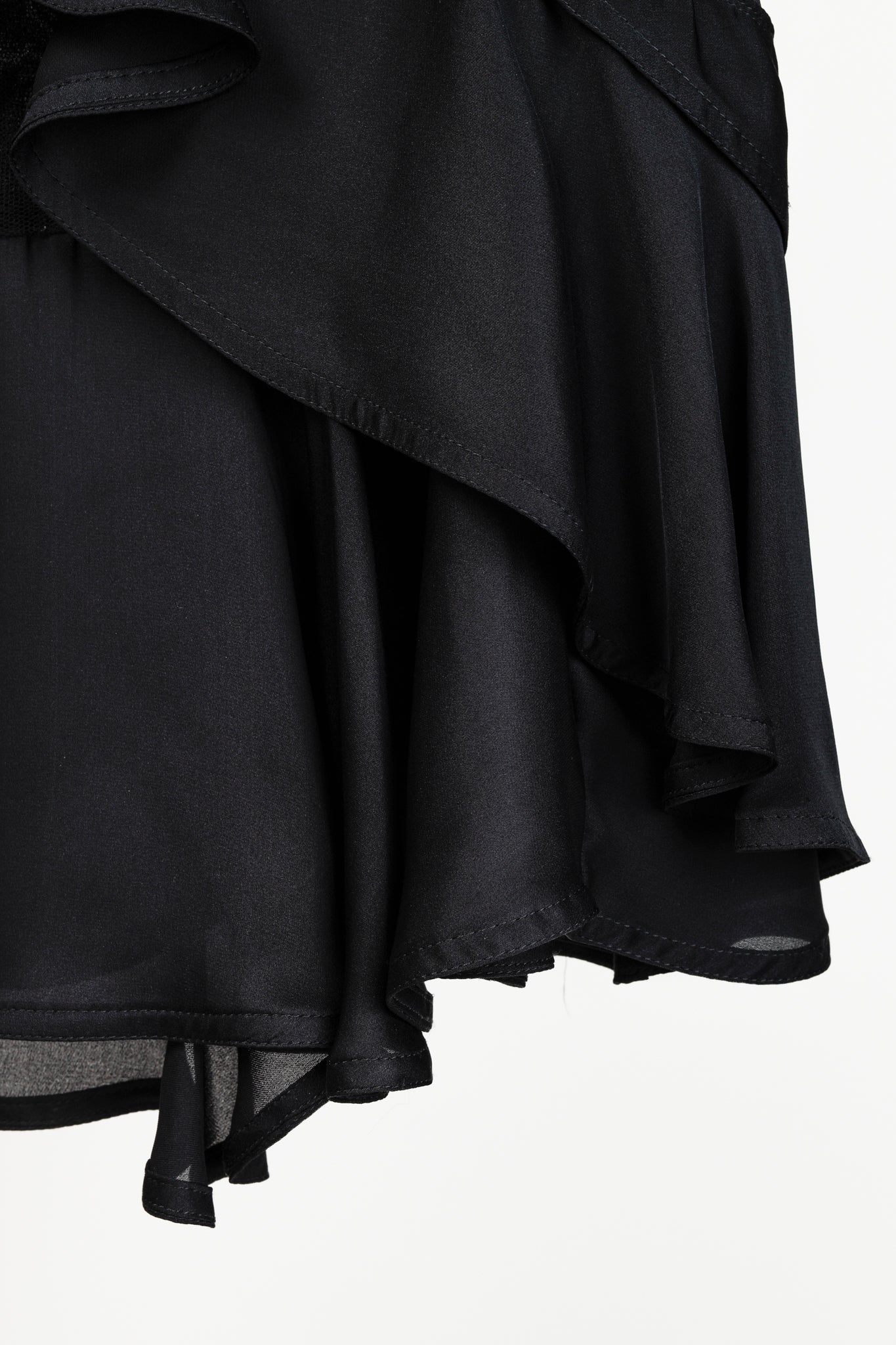 Yves Saint Laurent AW/03 Ruched Silk Skirt