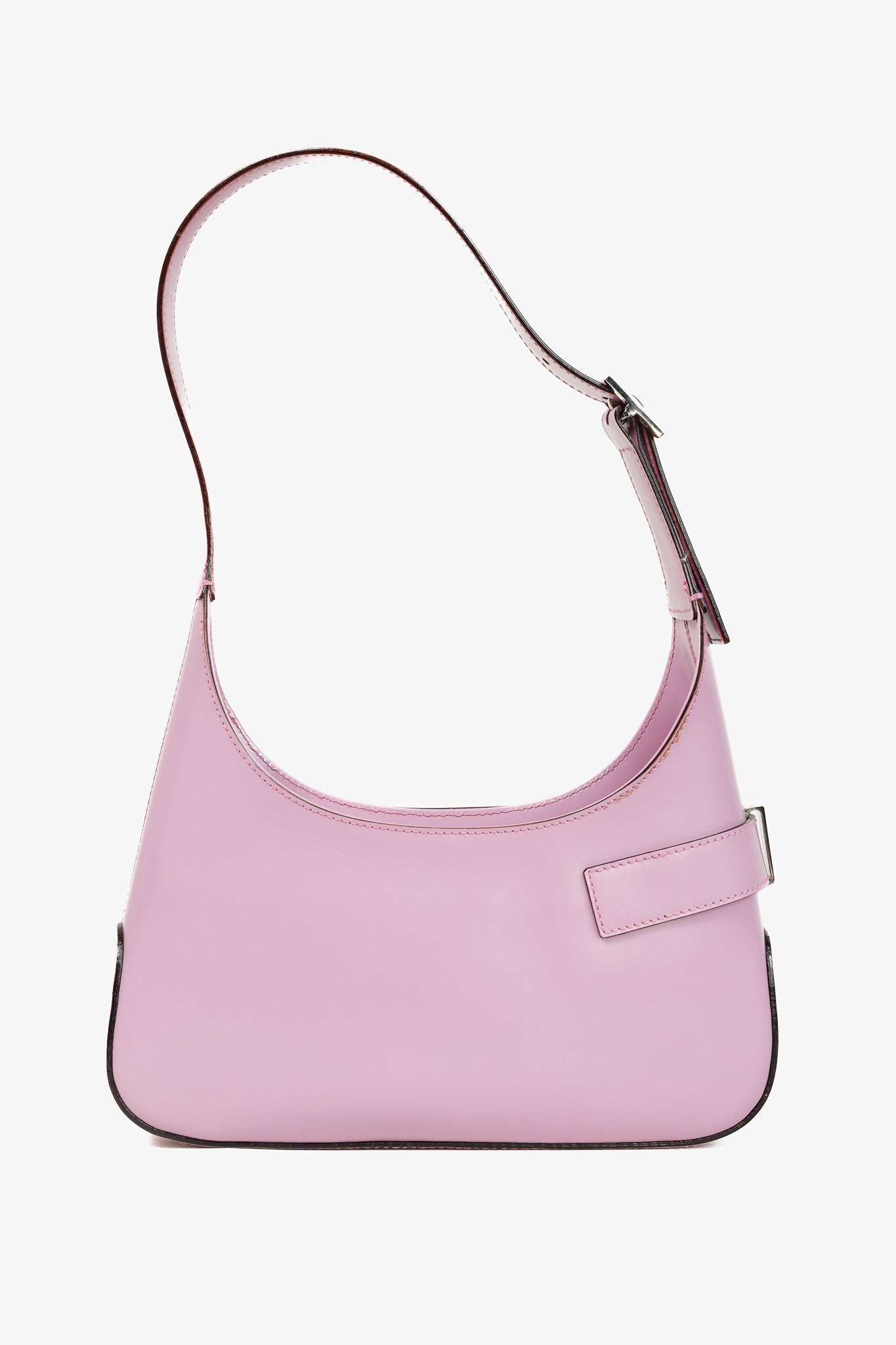 Salvatore Ferragamo Hobo Lilac Leather Mini Shoulder Bag