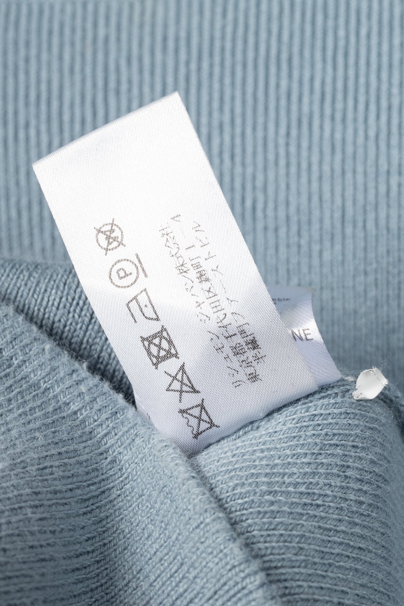 See by Chloe Dusty Blue Cotton & Wool Bisou Turtleneck