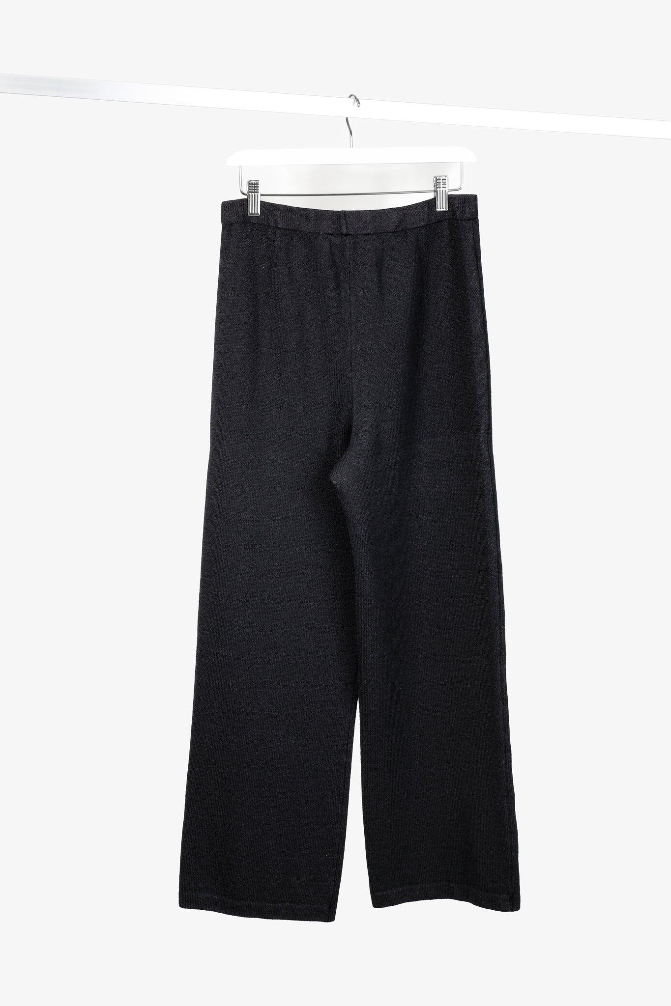 St. John Basics Black Straight Leg Knit Pant