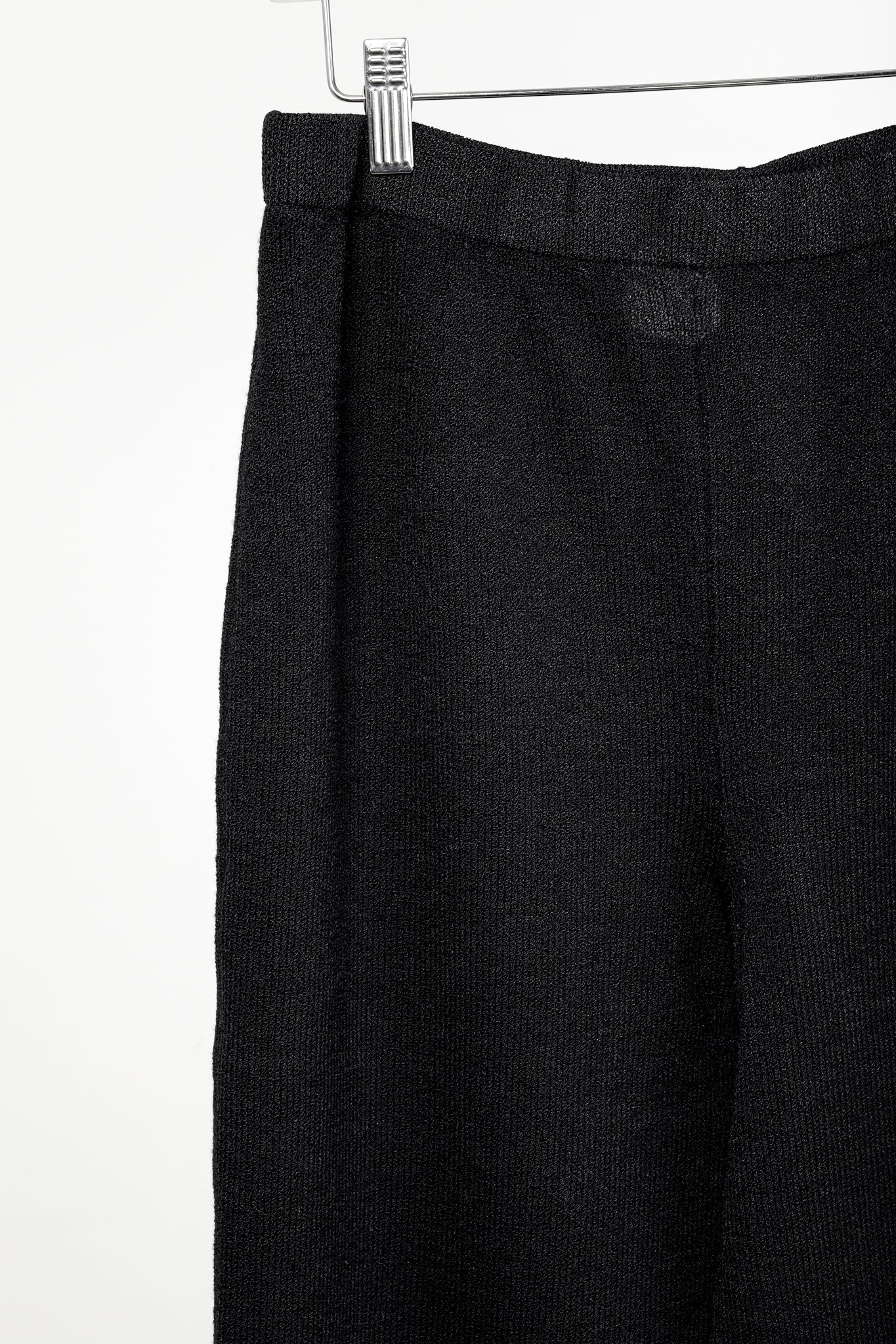St. John Basics Black Straight Leg Knit Pant