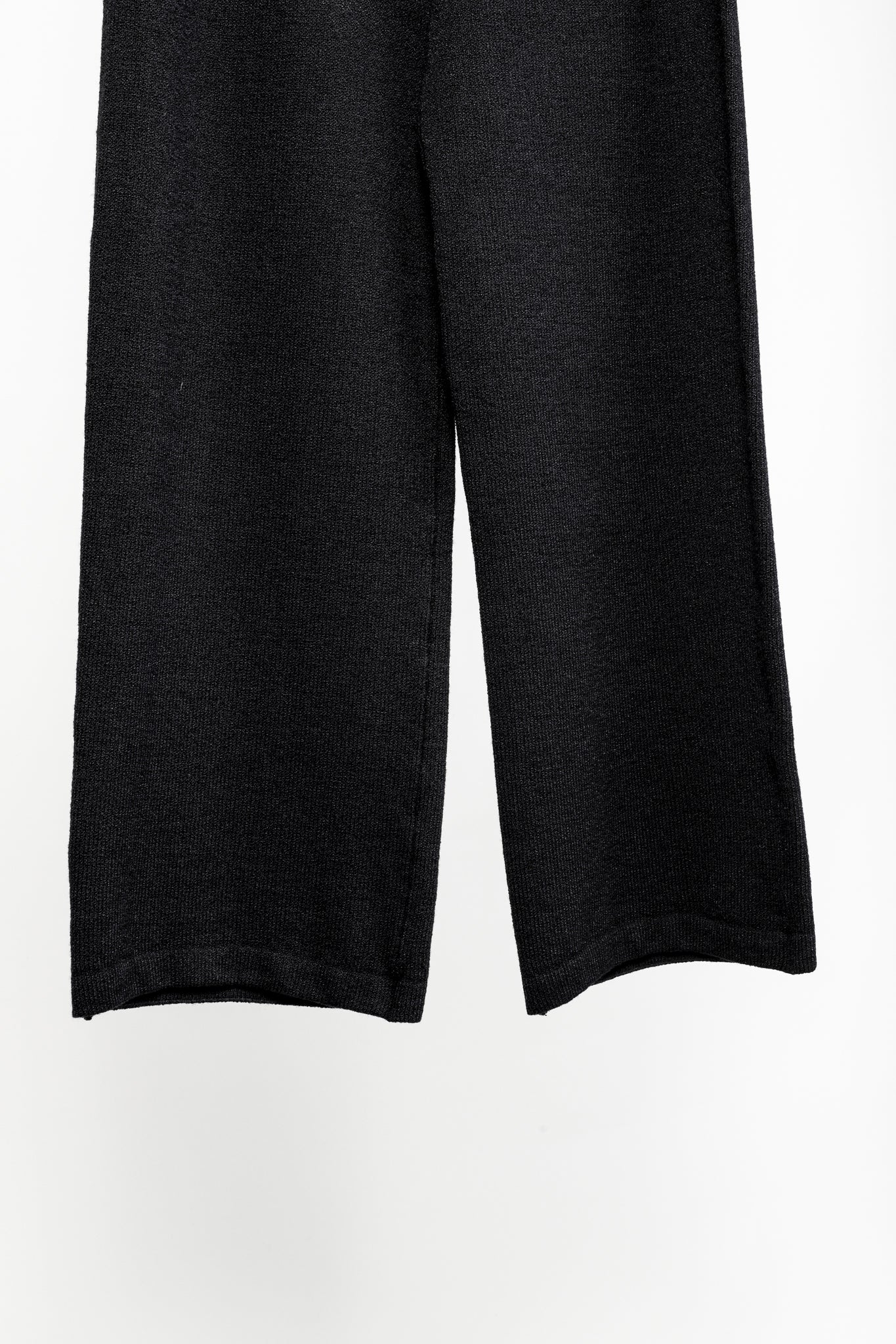 St. John Basics Black Straight Leg Knit Pant