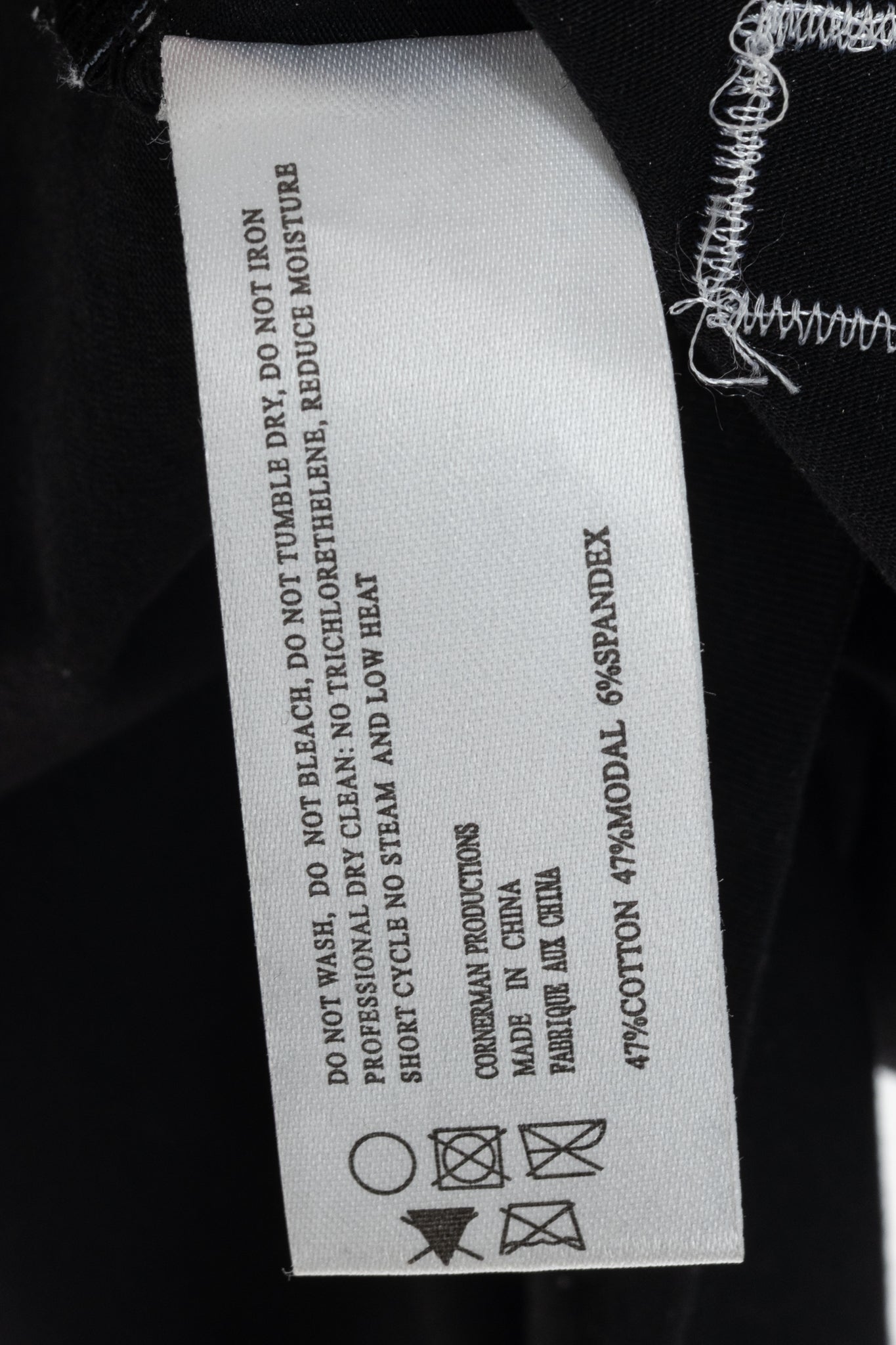 Stampd AW16 Black Cotton & Modal Jersey "Defiance" Printed Turtleneck