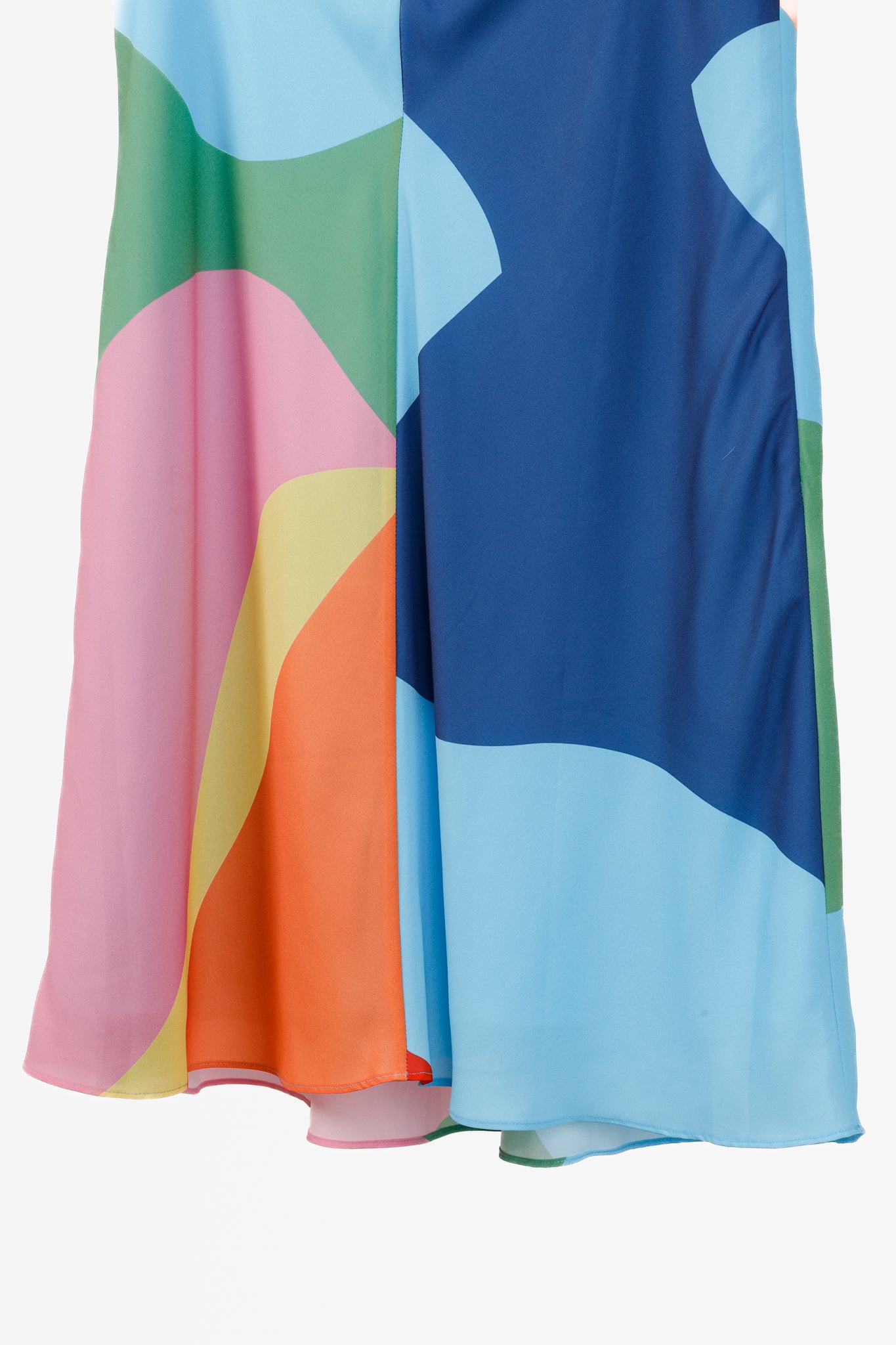 Staud Milla Mini Dress in Capri/Coastal Marble