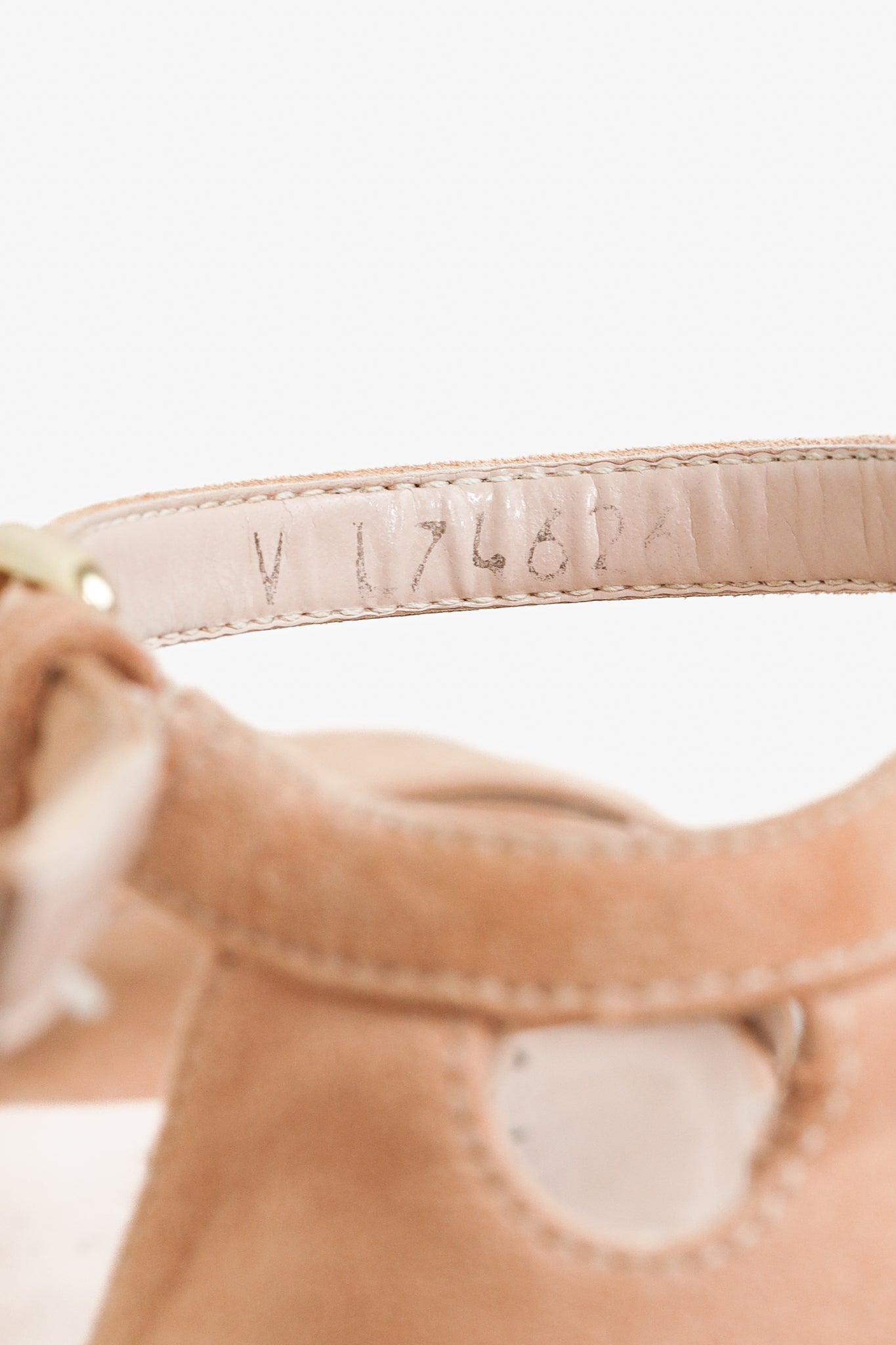 Stuart Weitzman NearlyNude Naked Suede Ankle-Strap Sandals