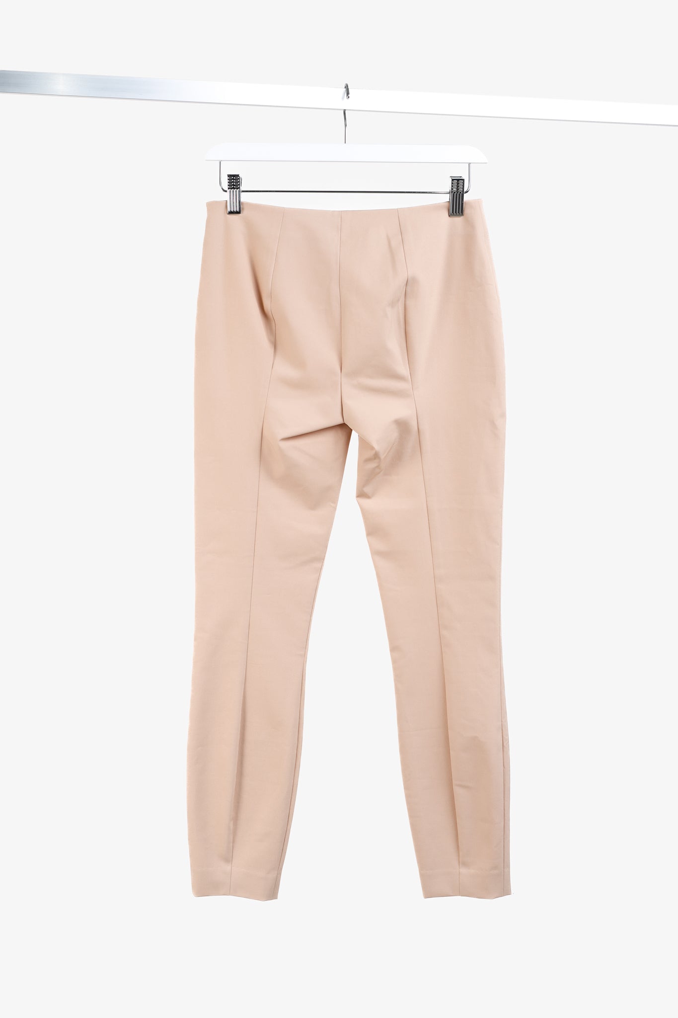 The Row Nude Stretch Twill Topstitched Pants