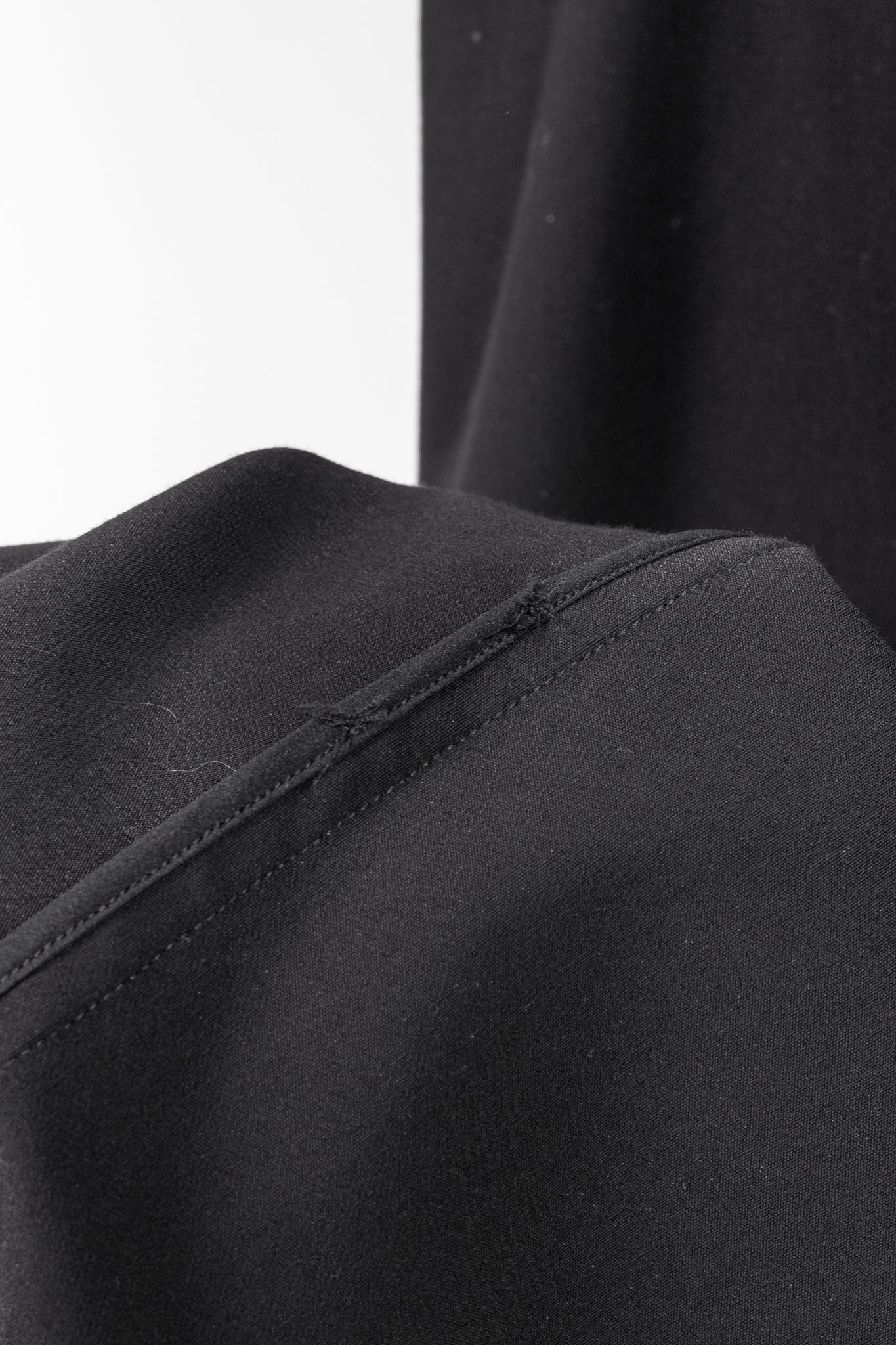 The Row Harna Black Belted A-Line Wrap Midi Skirt