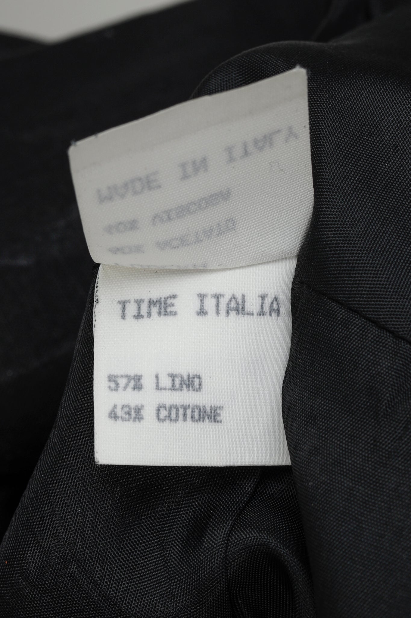 Thierry Mugler 1973 Vintage Black Linen Blend Jacket