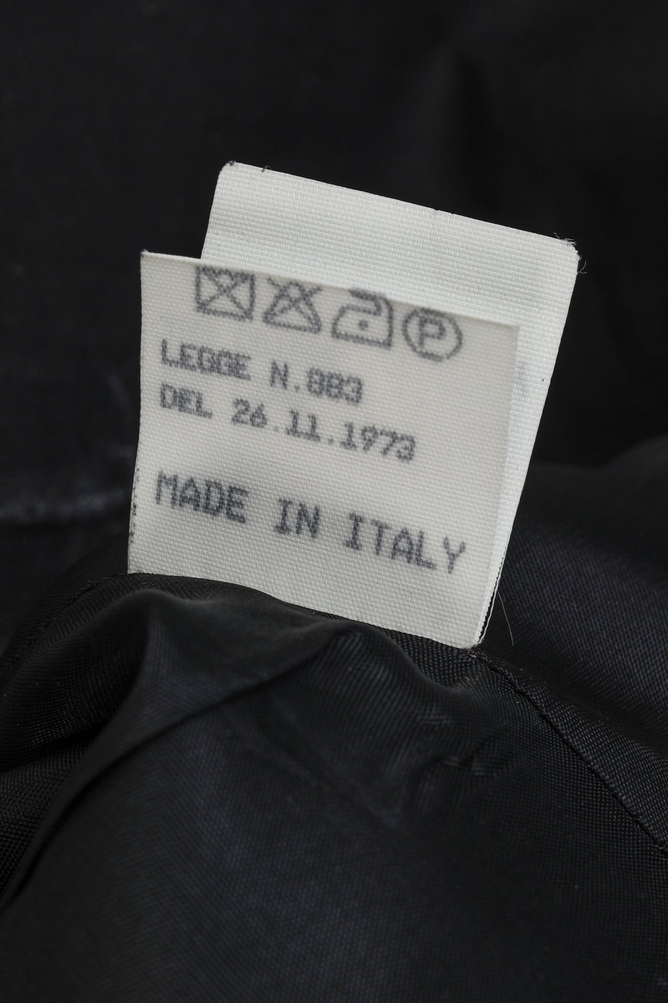 Thierry Mugler 1973 Vintage Black Linen Blend Jacket