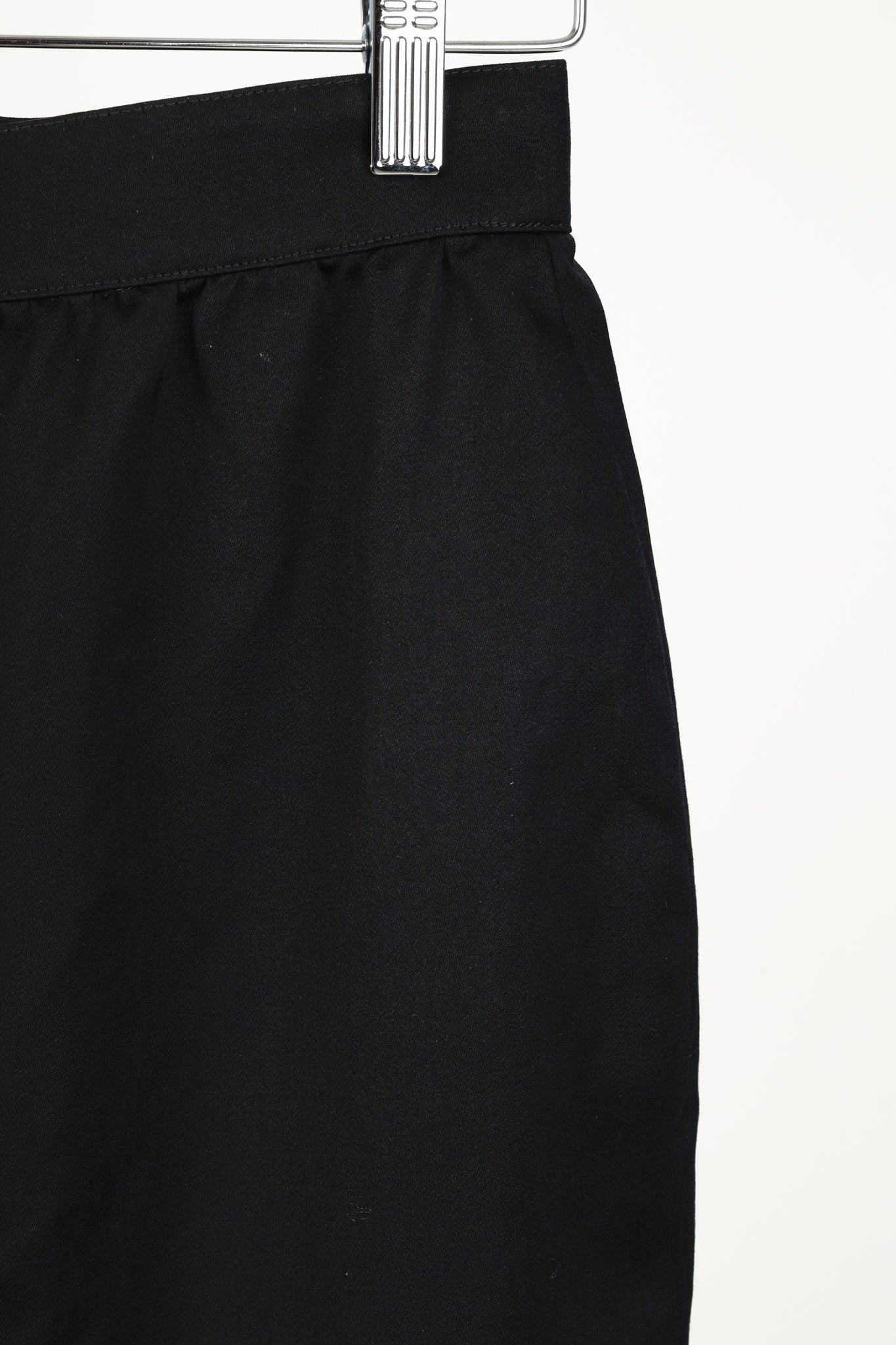 Thierry Mugler Vintage Black Wool Pencil Skirt