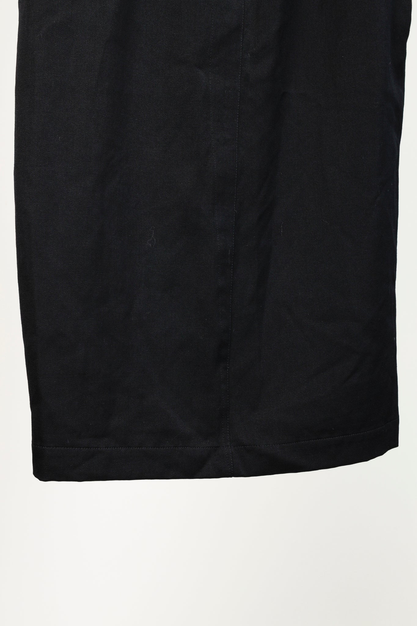 Thierry Mugler Vintage Black Wool Pencil Skirt