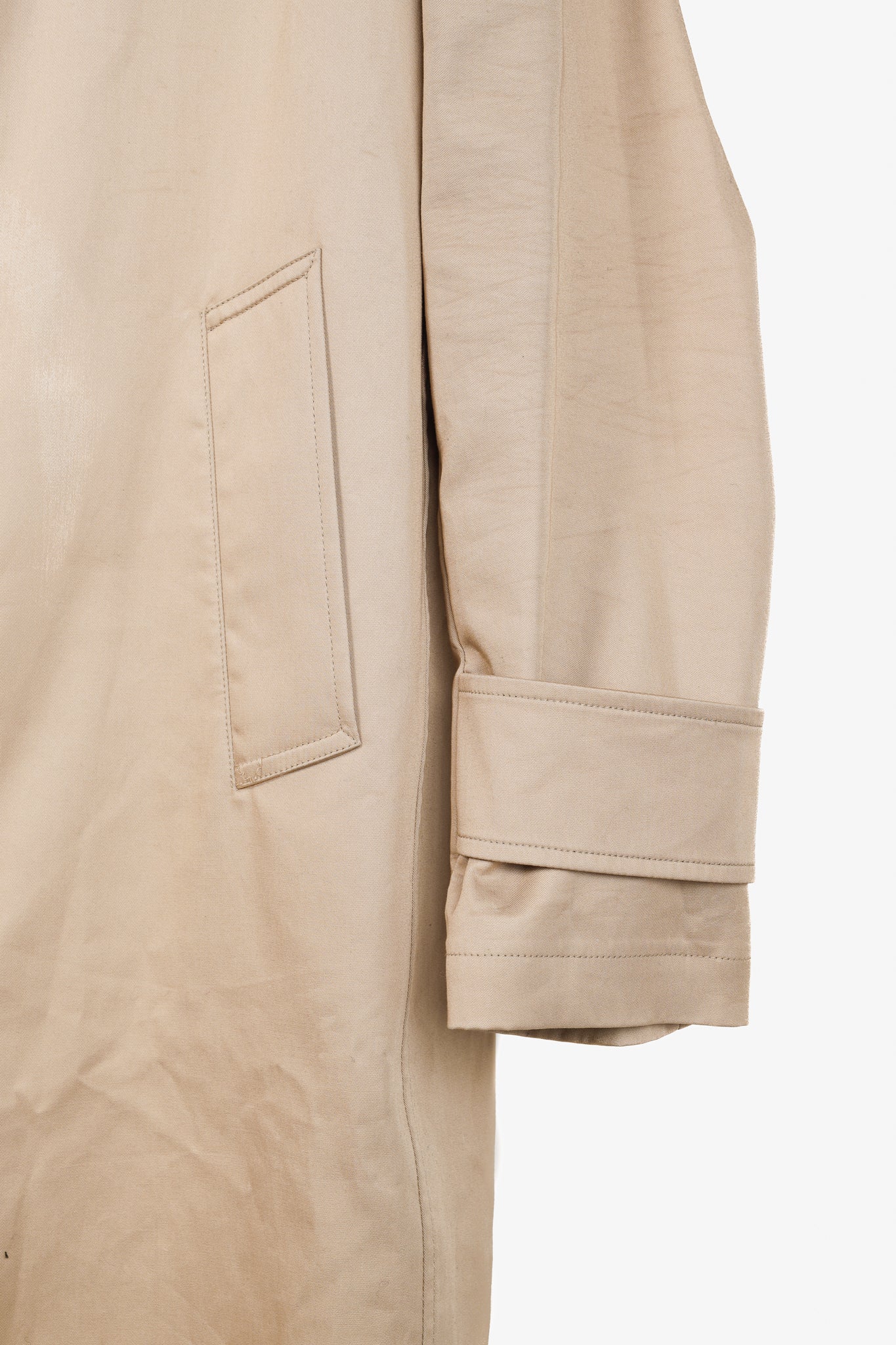 Thom Browne SS/18 Khaki Detachable Hood Snap Front Parka in Mackintosh