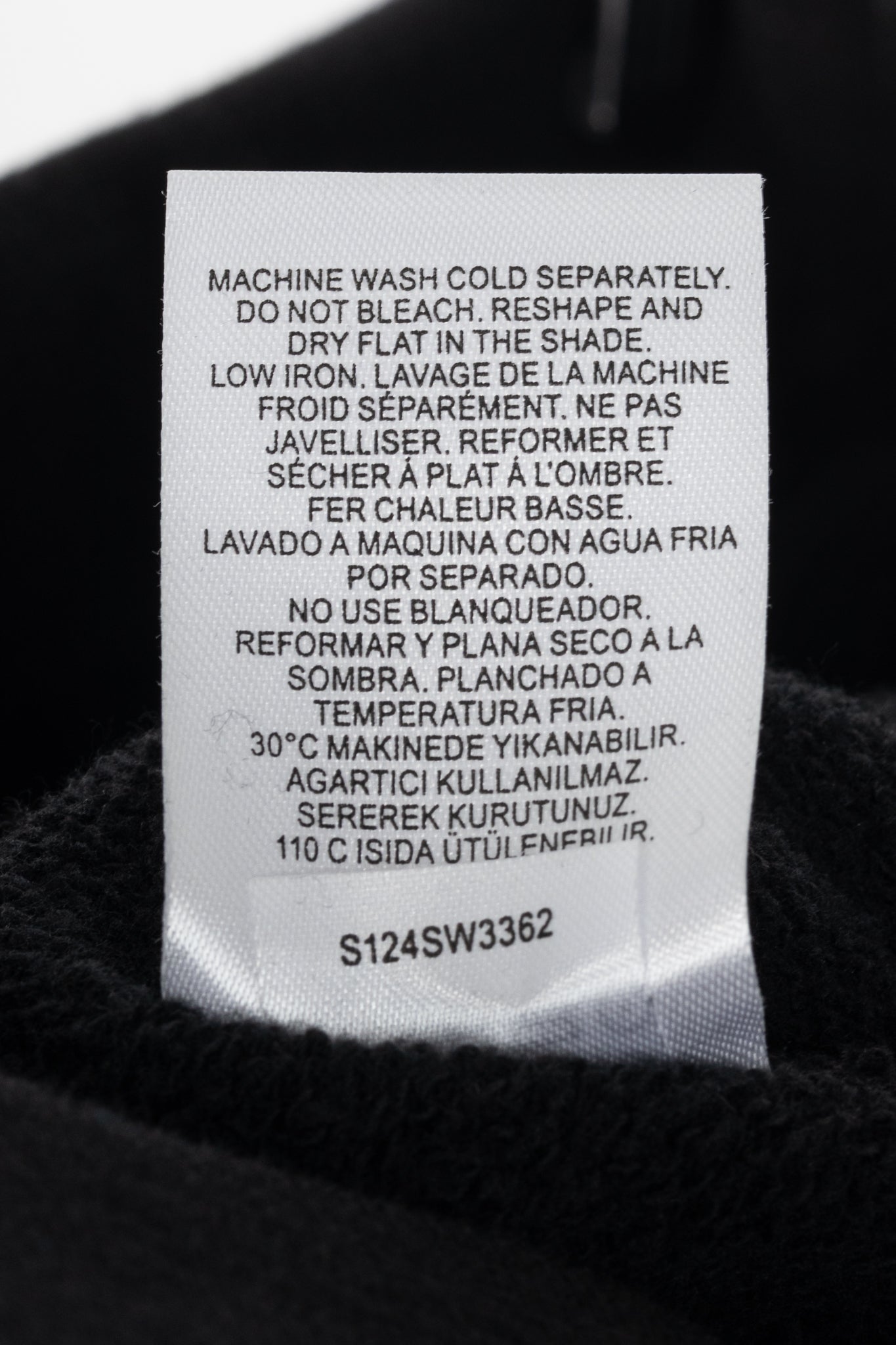Tibi Cecil Black Peruvian Cotton Sweatpant