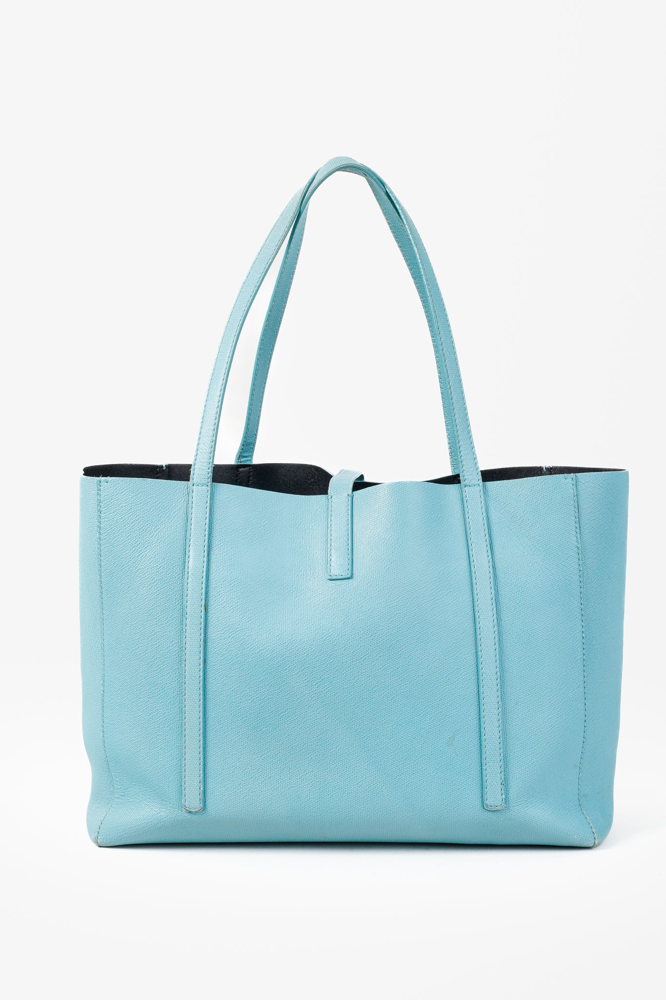 Tiffany & Co Textured Leather East West Tote Bag