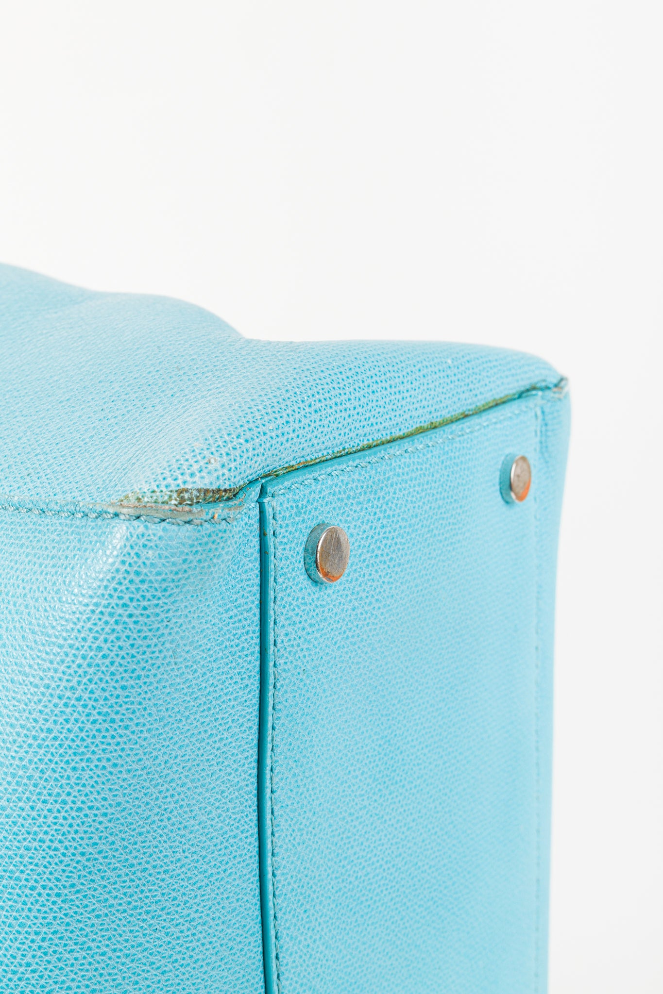 Tiffany & Co Textured Leather East West Tote Bag