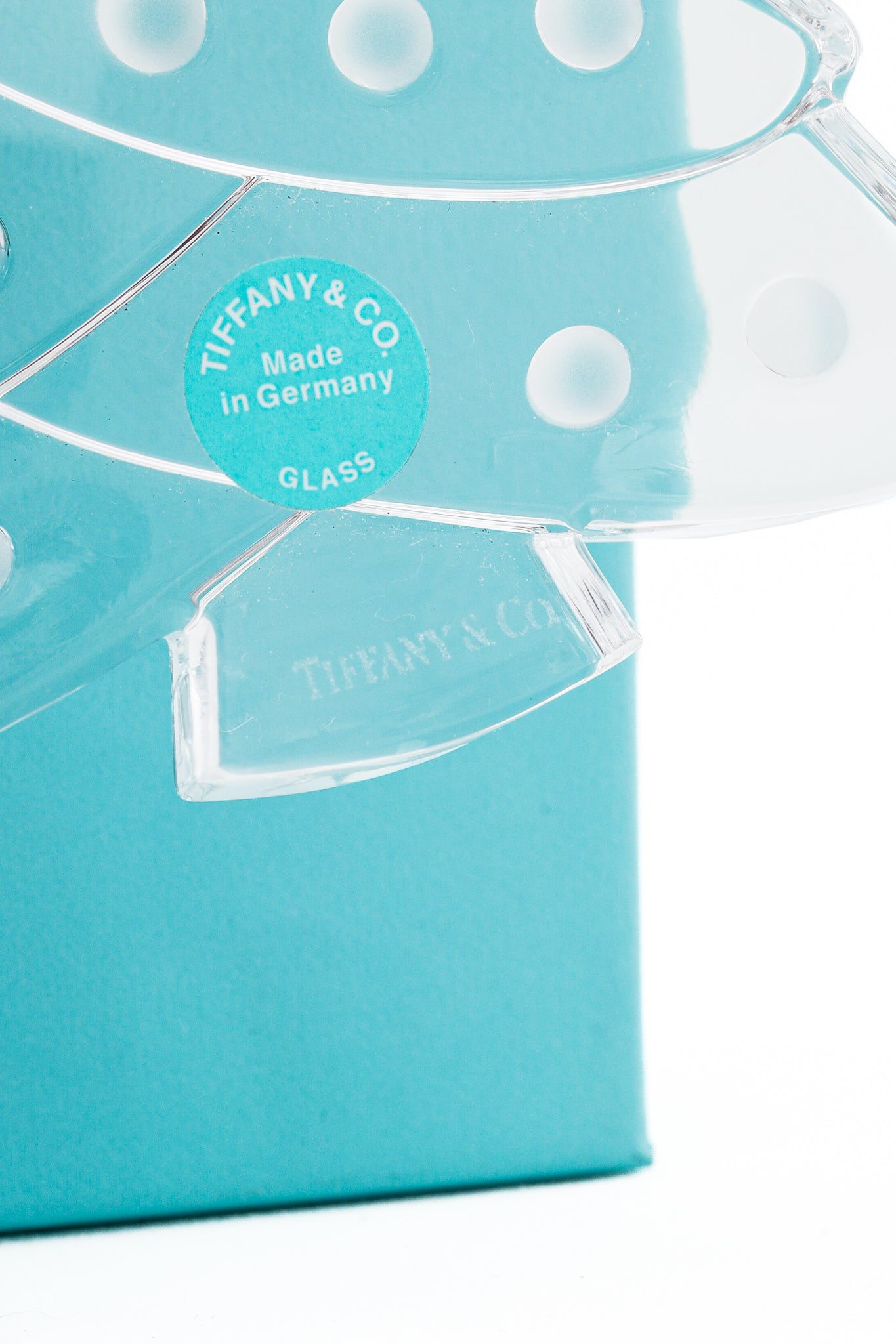Tiffany & Co. Glass Christmas Tree Ornament