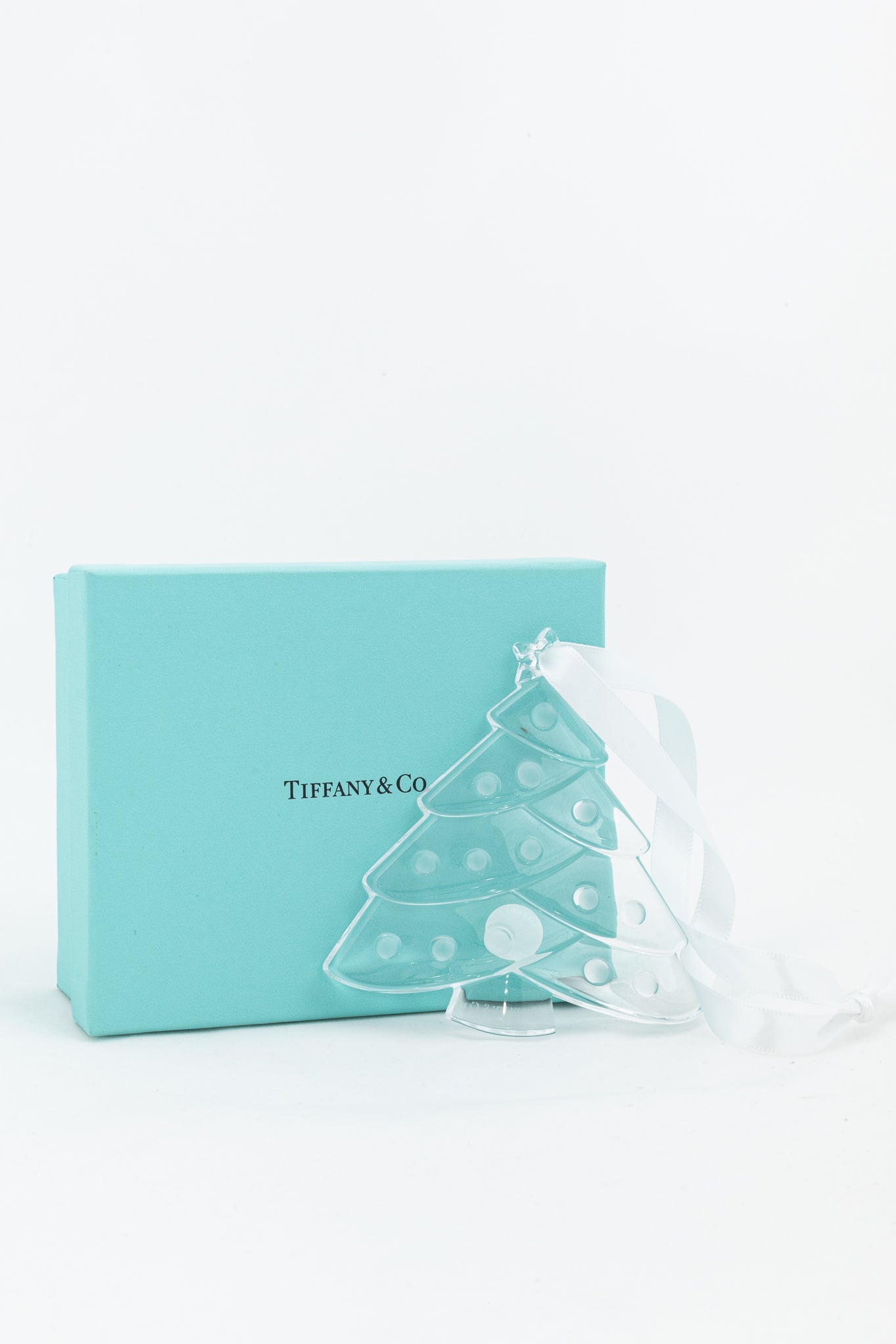 Tiffany & Co. Glass Christmas Tree Ornament