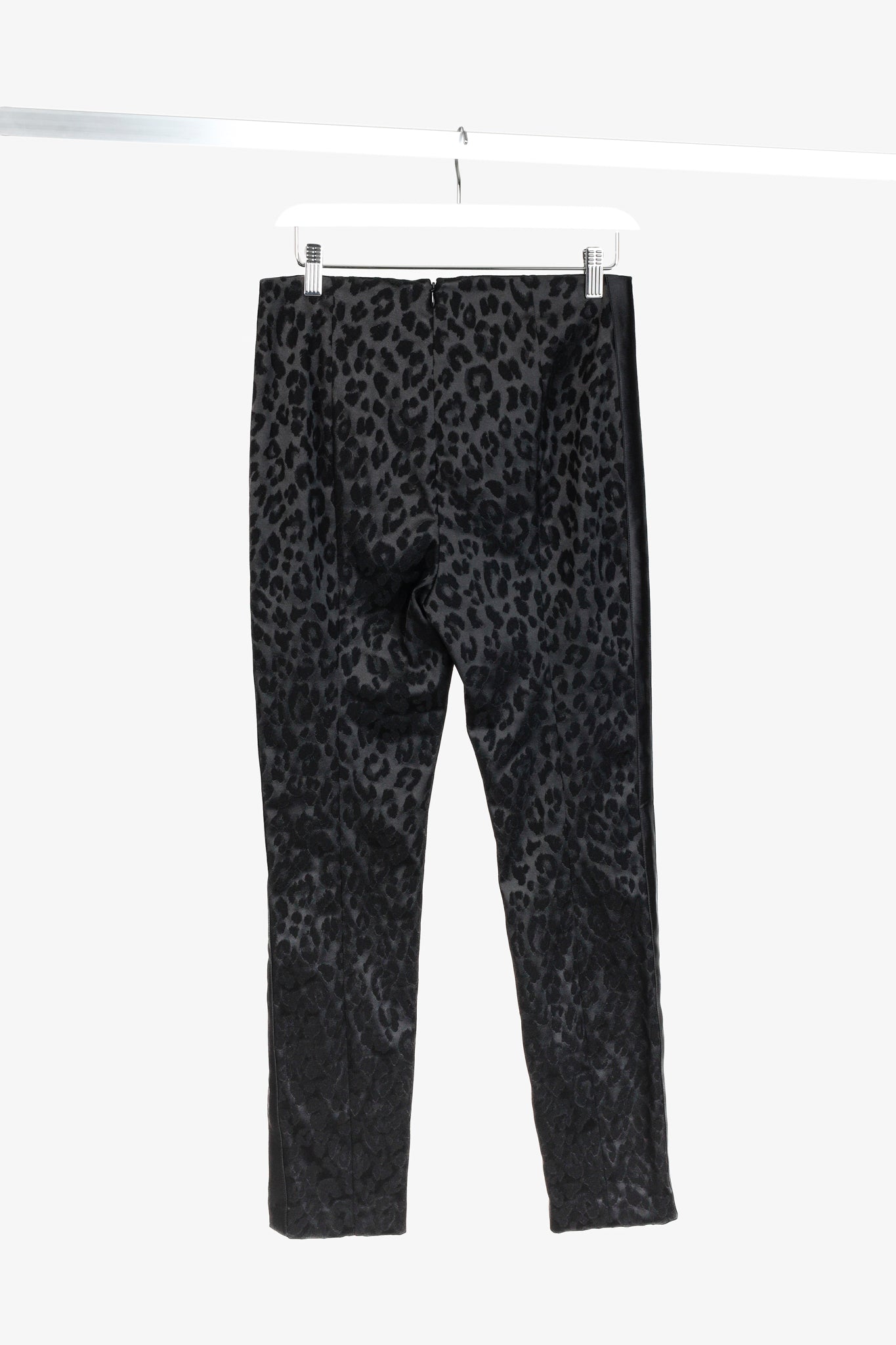 Veronica Beard Honolulu Black Animal Print Cropped Pants