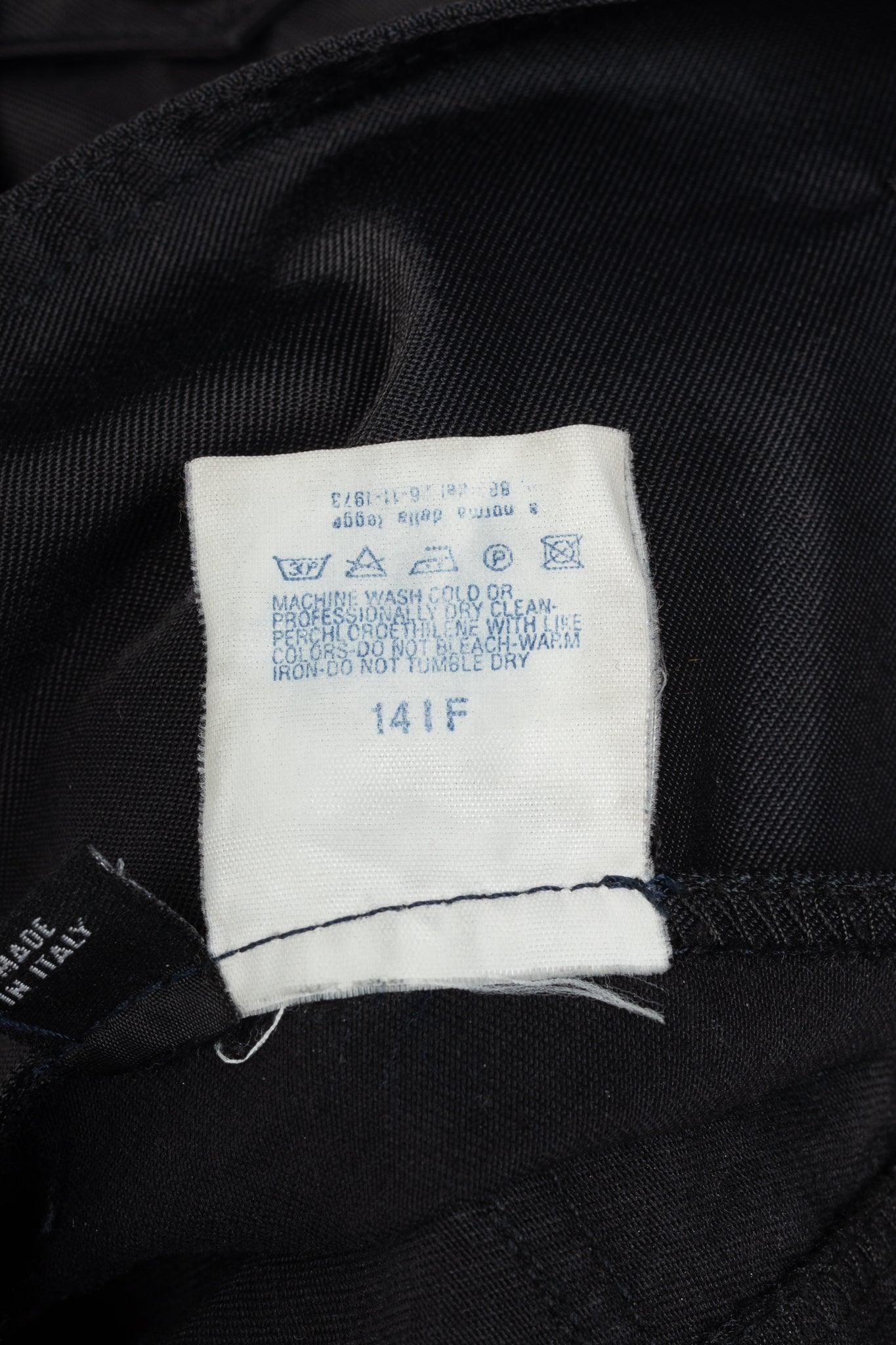 Versace Jeans Couture Black Cotton & Nylon Twill Utility Blazer