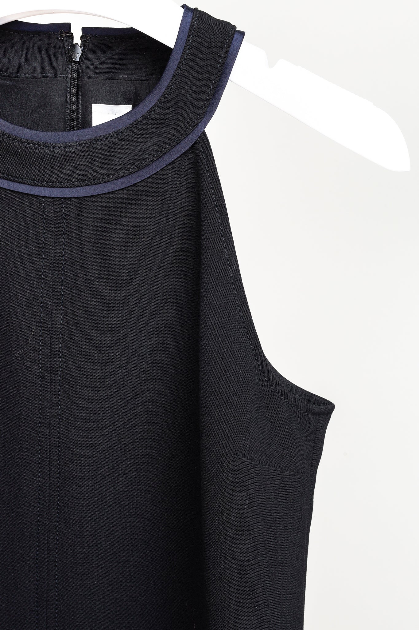 Victoria Victoria Beckham PS/19 Black Navy Halter Neck Top