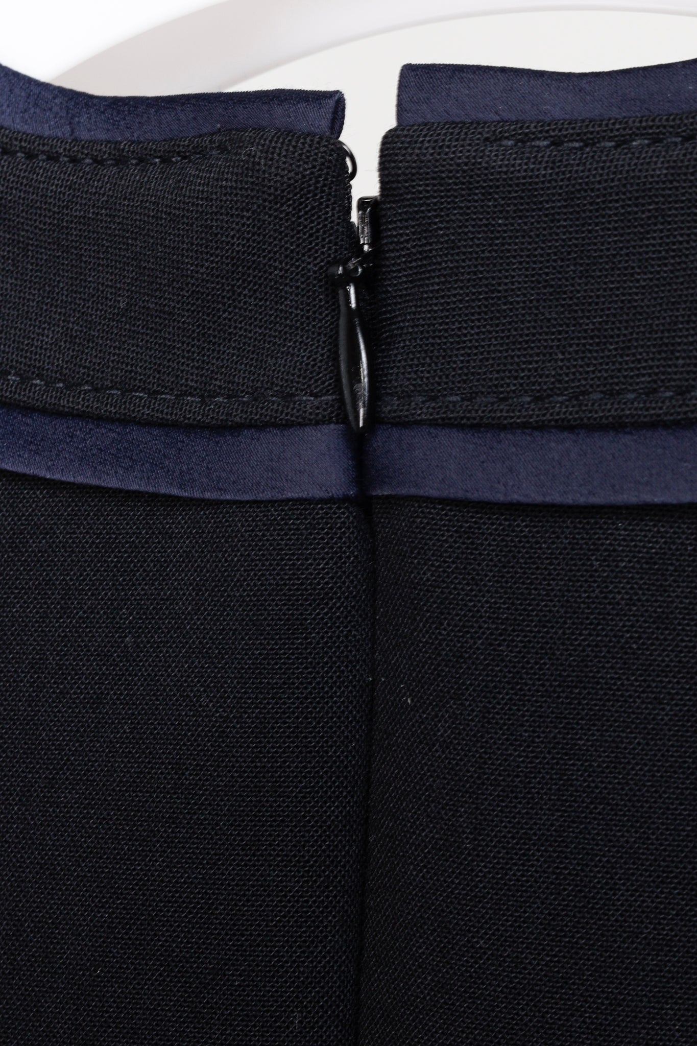 Victoria Victoria Beckham PS/19 Black Navy Halter Neck Top