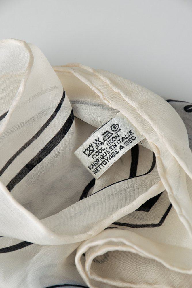 Chanel CC Motif Silk Scarf