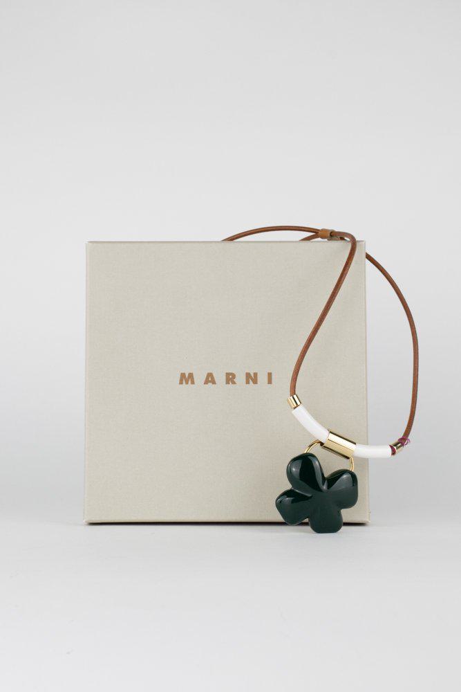 Marni Resin Clover Necklace