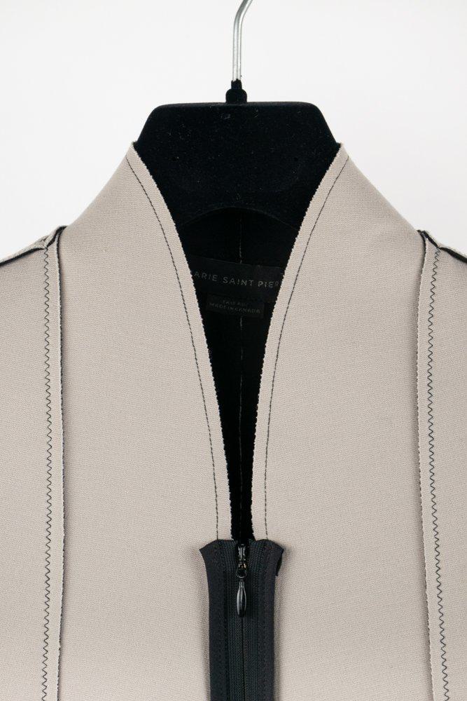 Marie Saint Pierre Dove Grey Scuba Vest