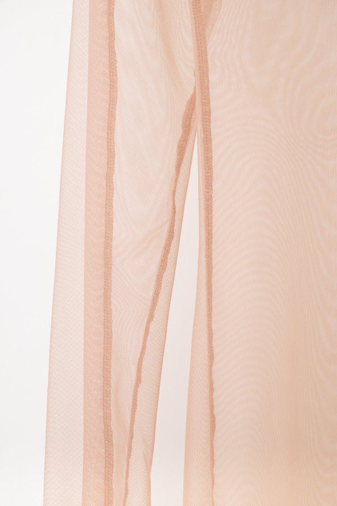 Marie Saint Pierre Rose Mesh Long Sleeve