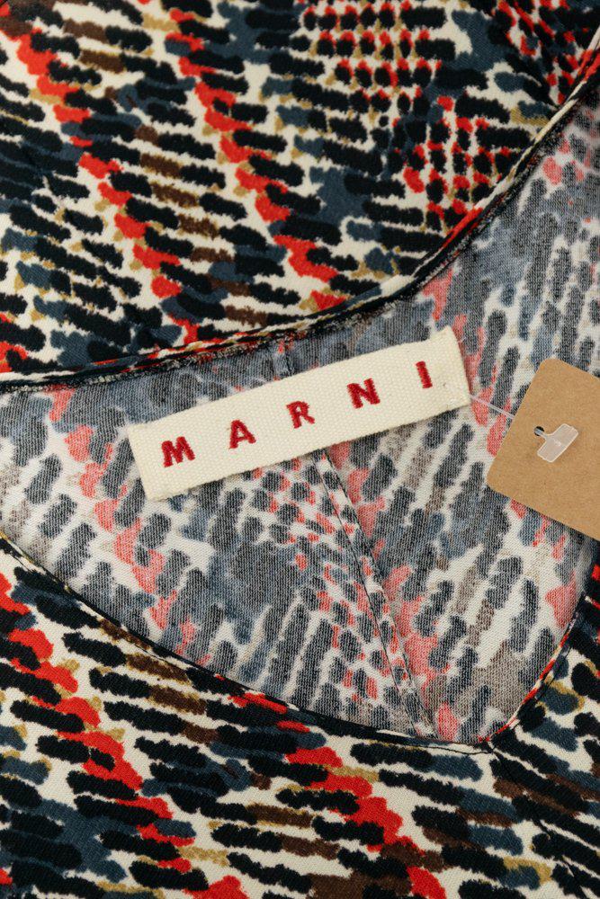Marni Asymmetrical Pleat Blouse