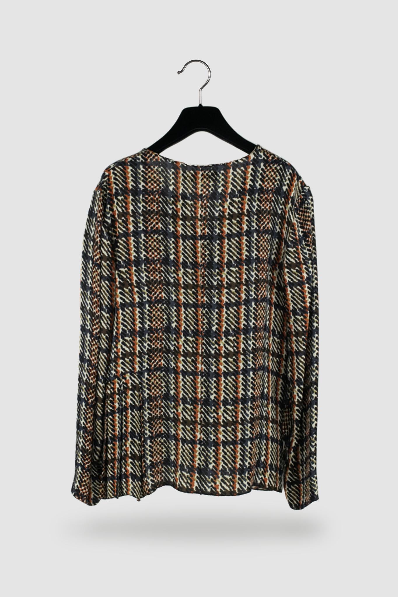 Marni Asymmetrical Pleat Blouse