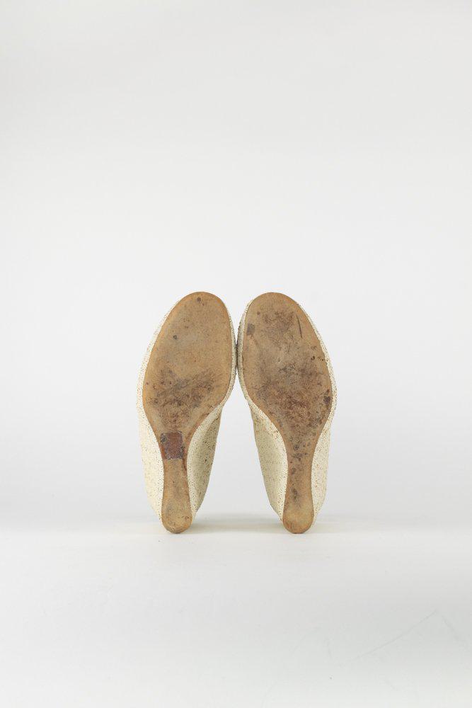 Dries Van Noten Peep Toe Wedges